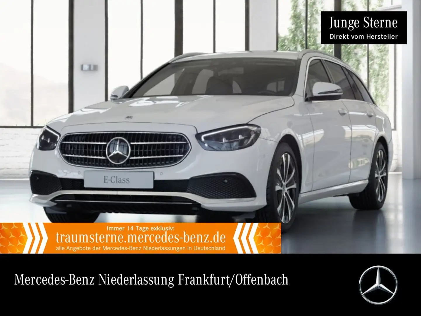 Mercedes-Benz E 300 de T AVANTG+AHK+LED+FAHRASS+KAMERA+9G Weiß - 1