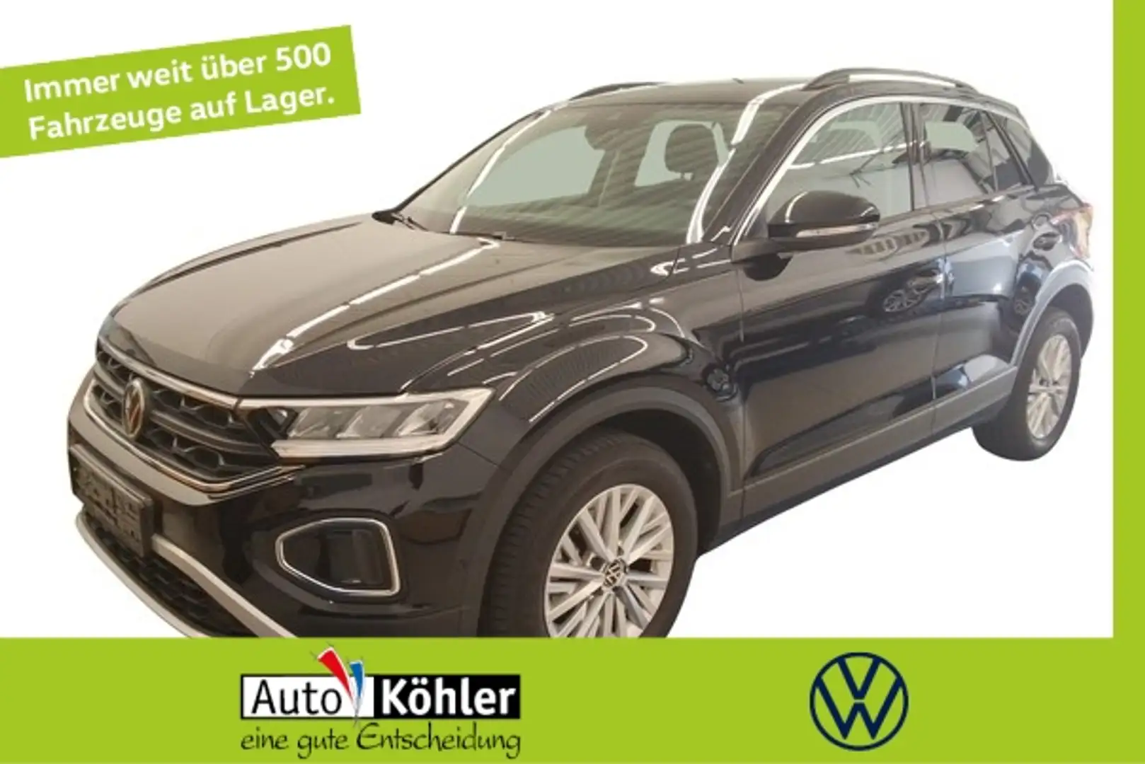 Volkswagen T-Roc Life TSi Standheizung m Funkfernbedienung Schwarz - 1