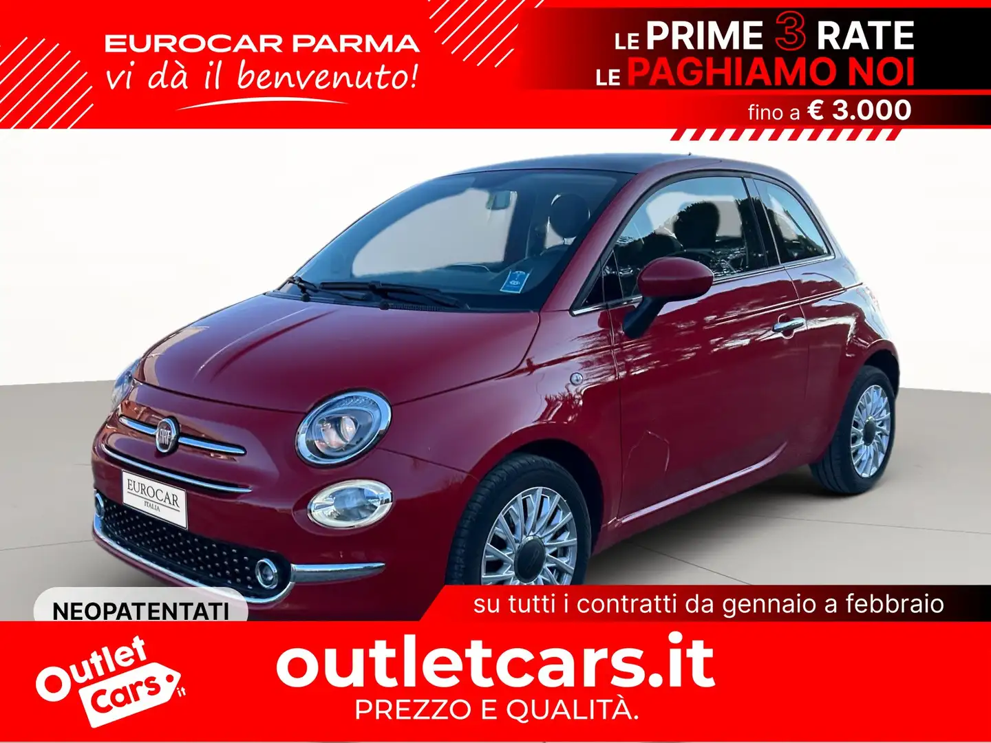 Fiat 500 1.2 pop 69cv - 1