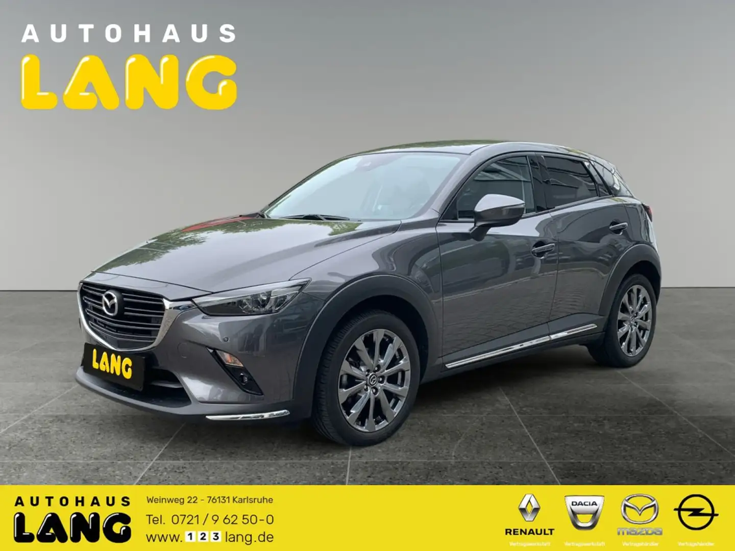 Mazda CX-3 2.0 SKYACTIV-G 121 EU6d-T Kangei LEDER NAVI  SITZH Grau - 1