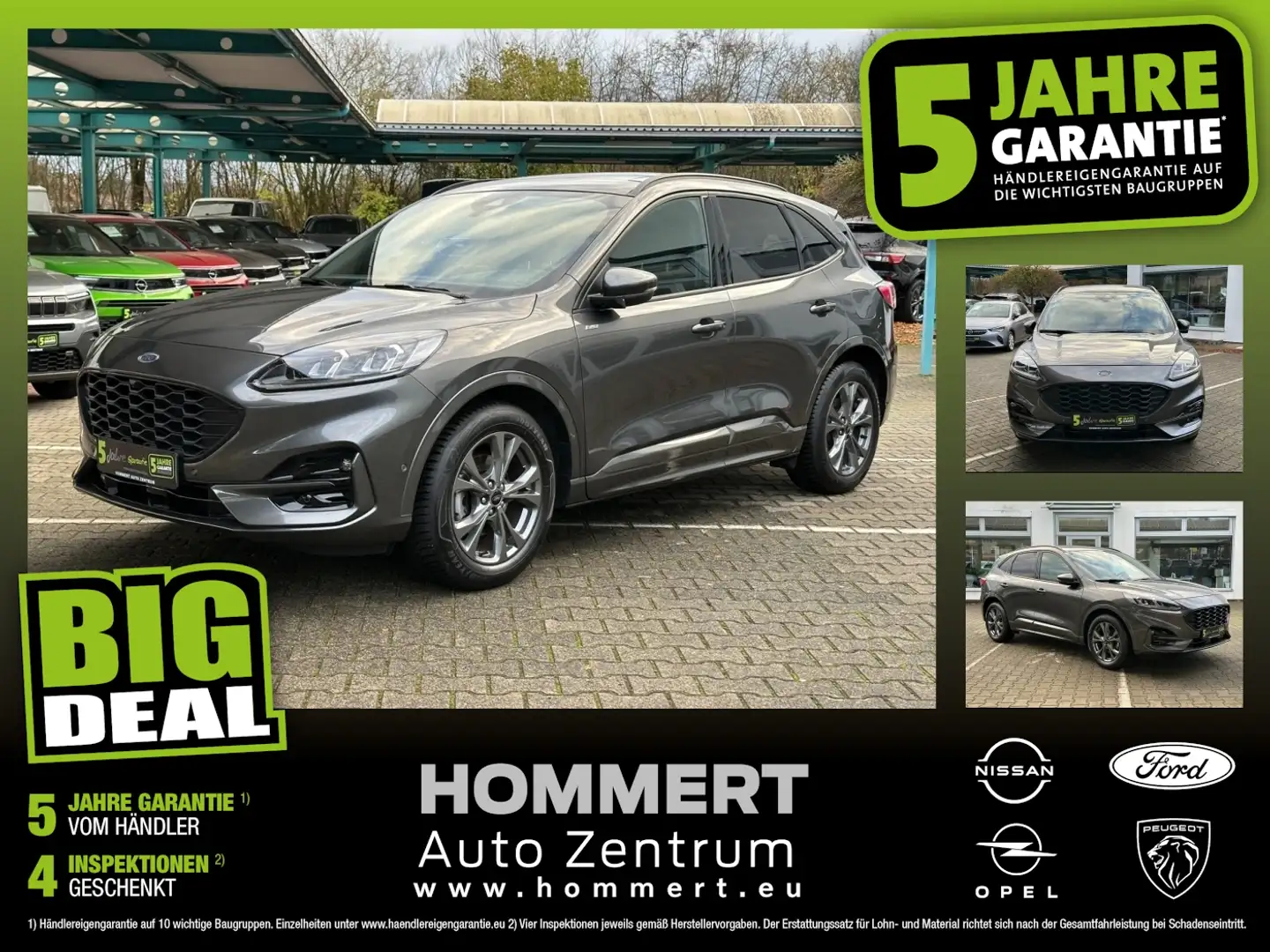 Ford Kuga 1.5 EcoBoost ST-Line X *HUD*Pano*AHK*ACC* Grau - 1