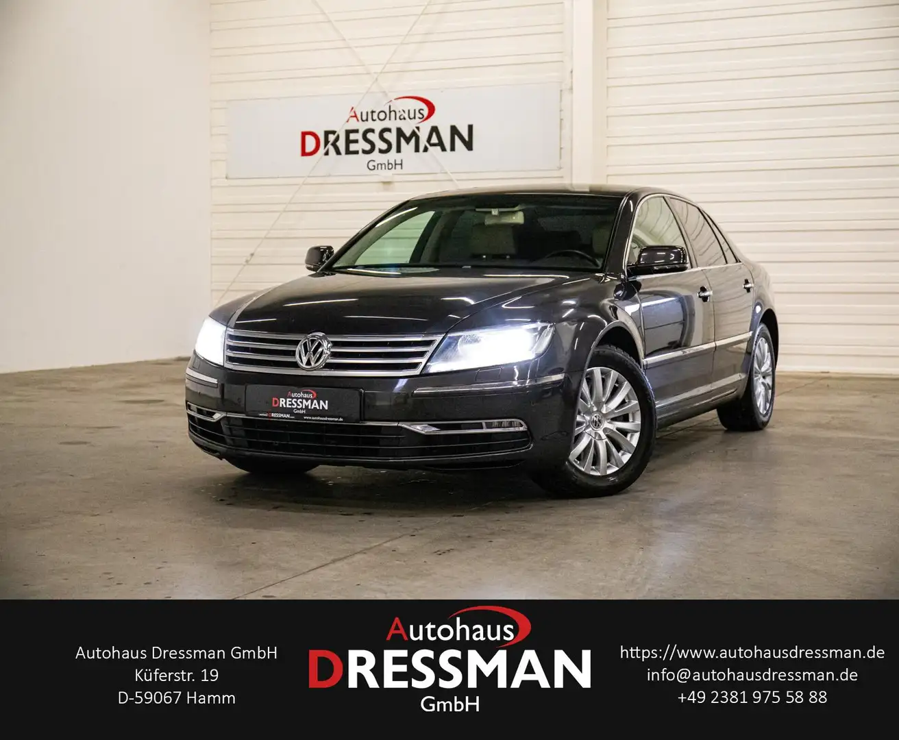 Volkswagen Phaeton TDI 4Motion DYNAUDIO LUFT PDC BI-XENON Schwarz - 1