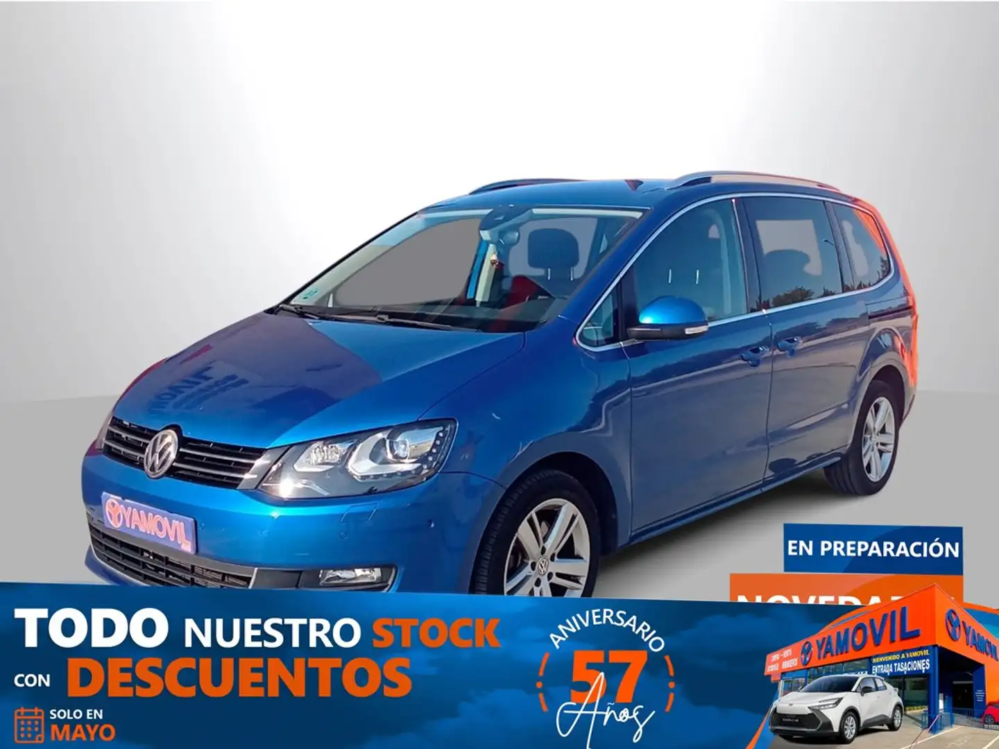 Volkswagen Sharan 2.0TDI Advance DSG 135kW Azul - 1