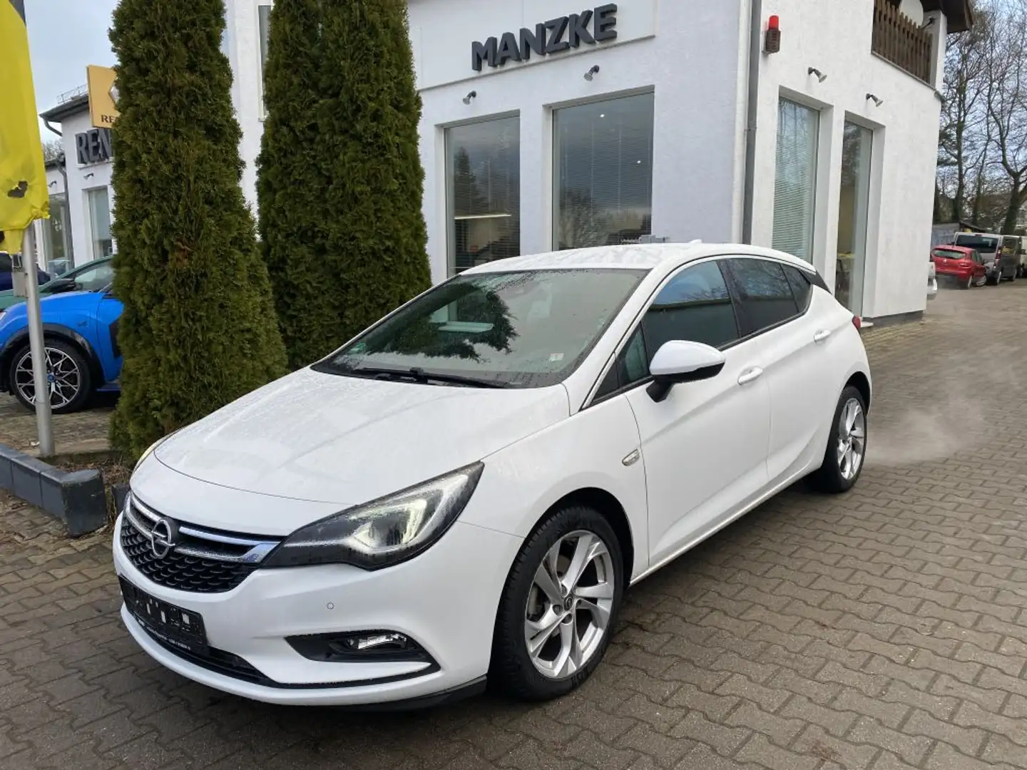 Opel Astra 1.4 Turbo Start/Stop Automatik Dynamic Weiß - 1
