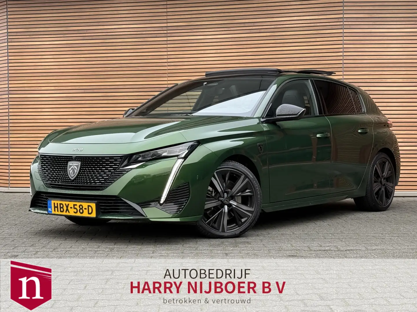 Peugeot 308 1.6 Plug-in Hybrid 225 GT Leer / Panodak / Massage Groen - 1