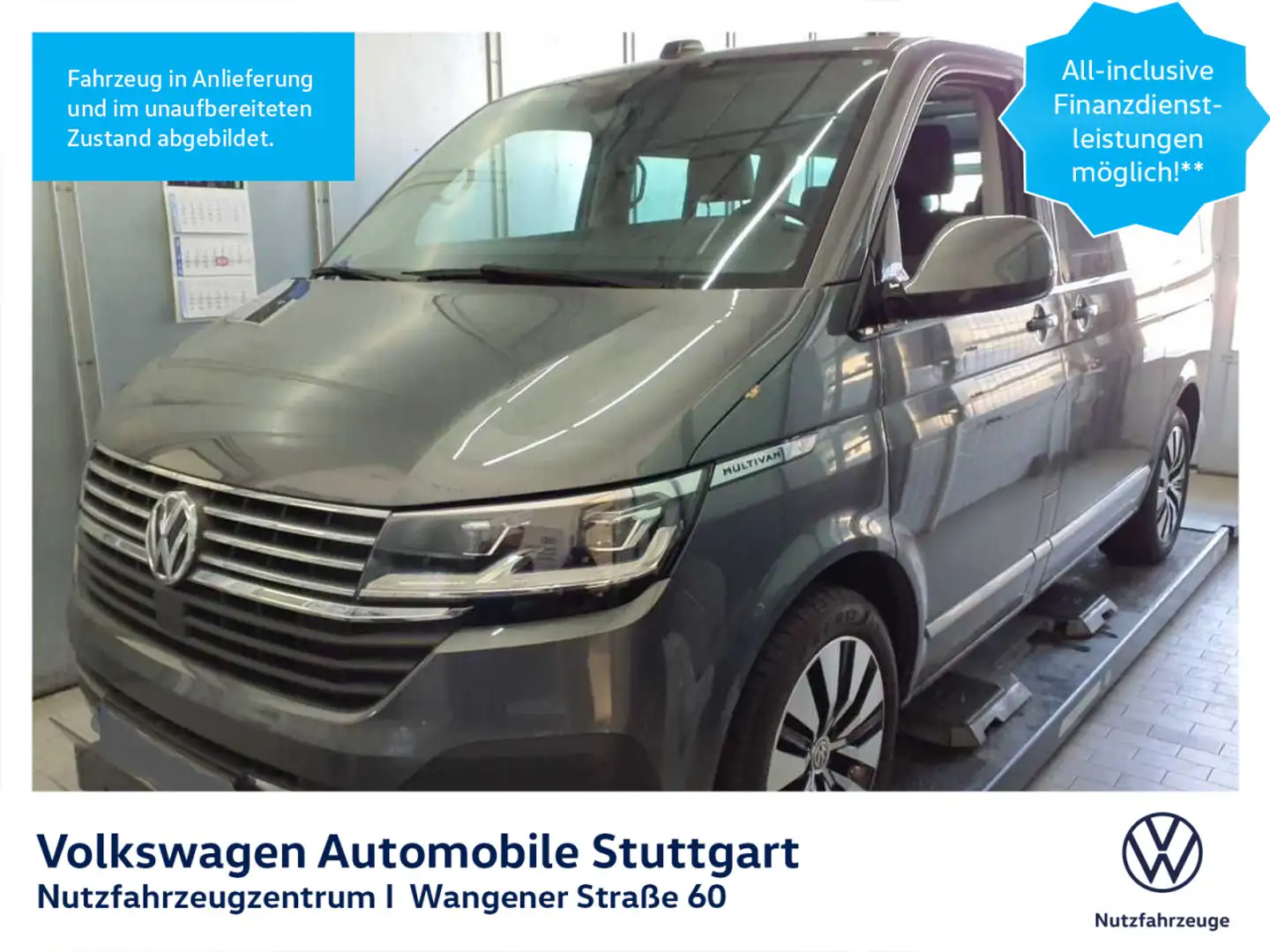 Volkswagen T6.1 Multivan Highline DSG 2.0 TDI Euro 6d ISC-F Grau - 1