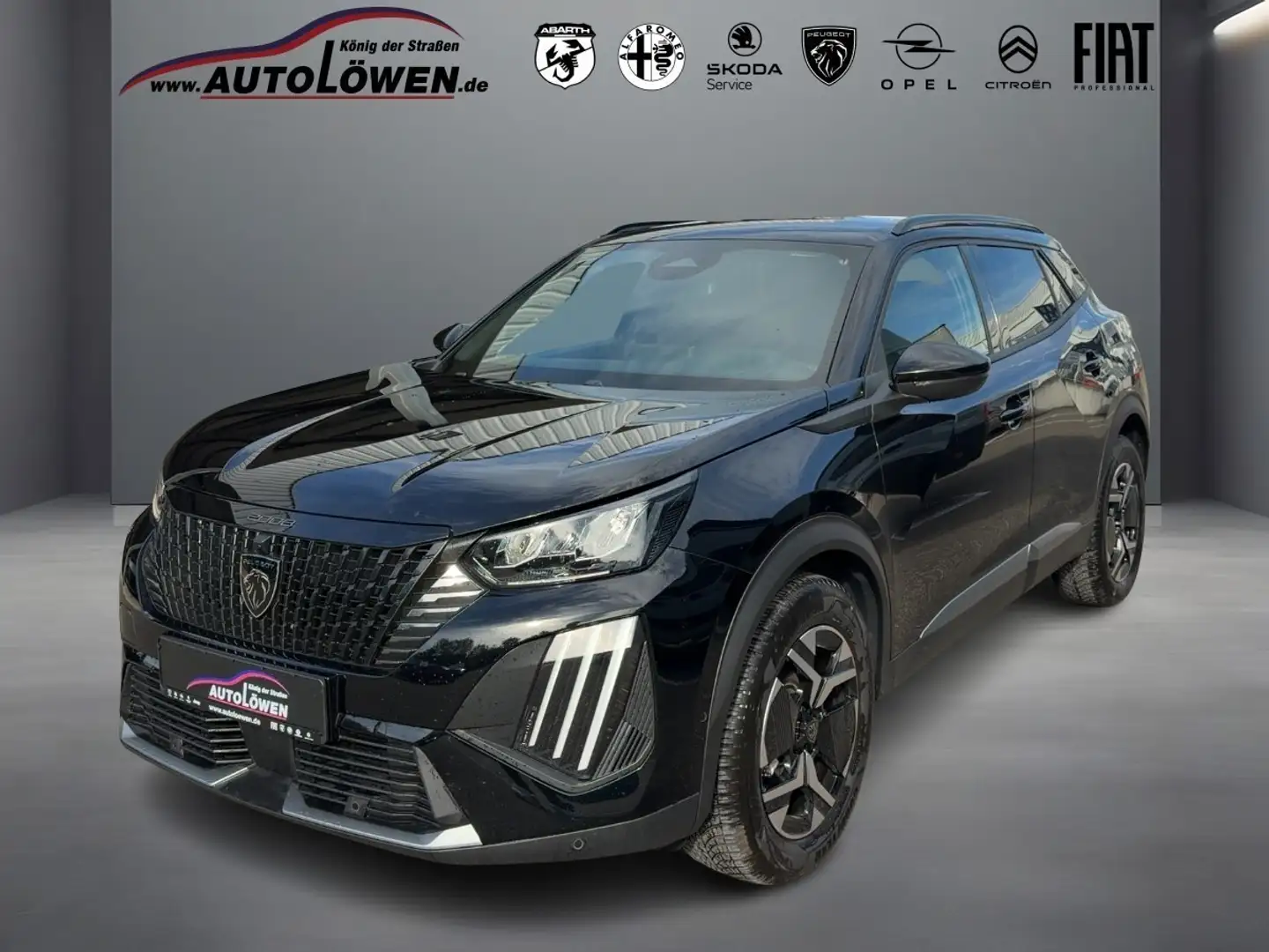 Peugeot 2008 1.2 Hybrid 145 Allure (EURO 6e) Schwarz - 1