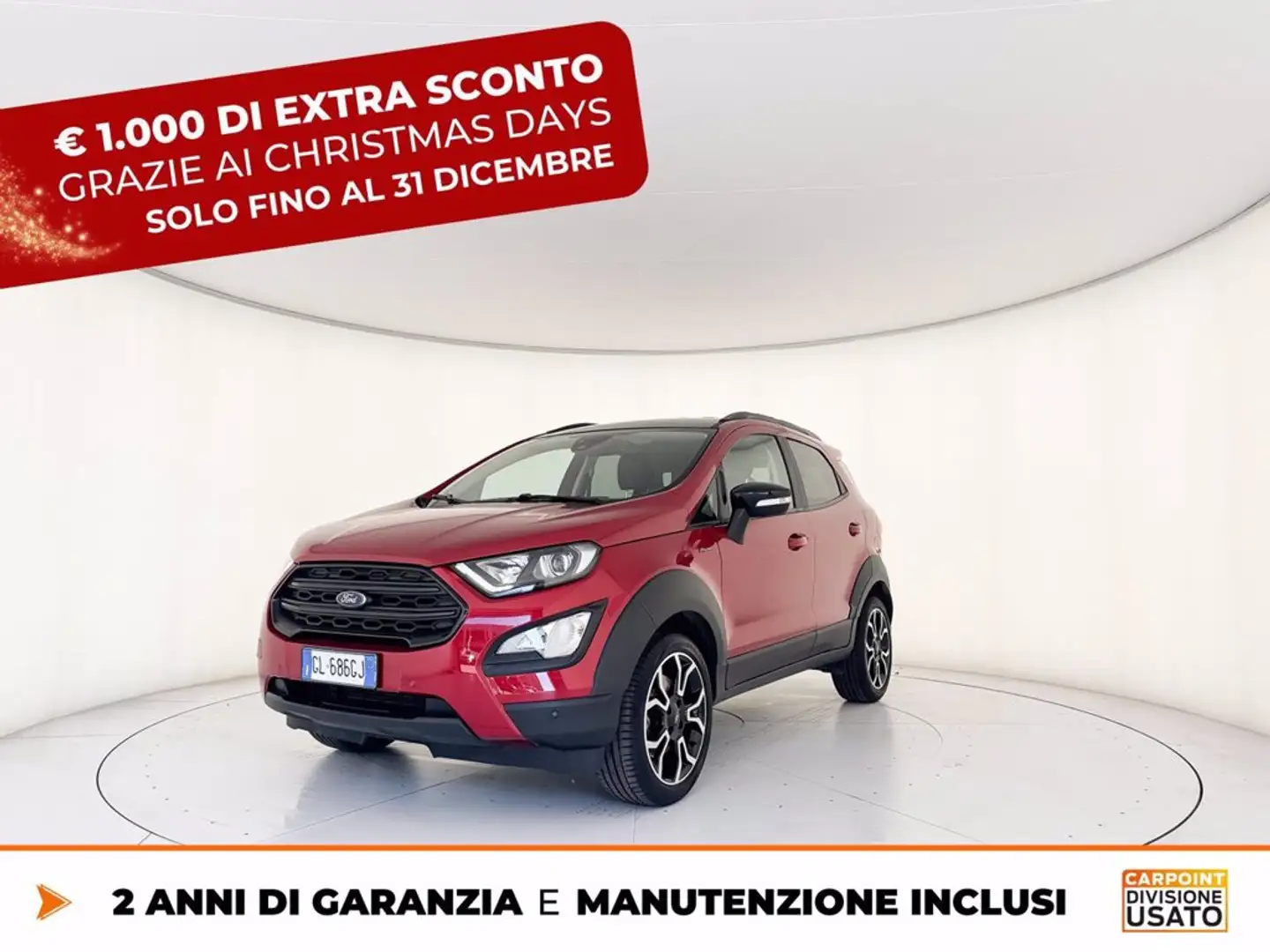 Ford EcoSport 1.0 ecoboost active s&s 125cv Rosso - 1