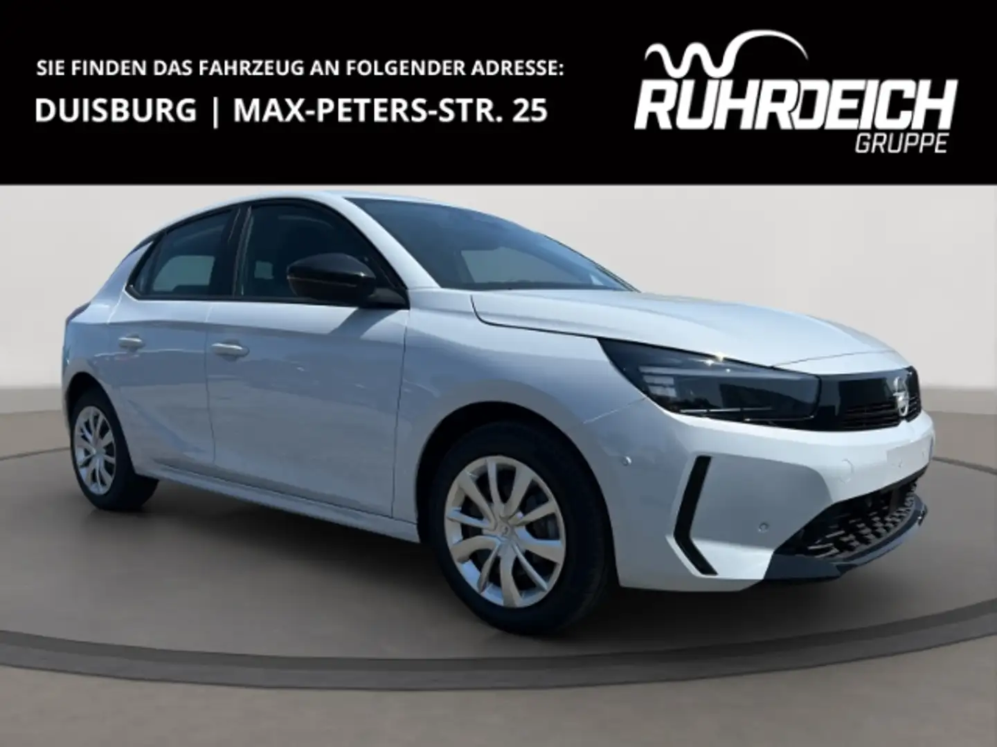 Opel Corsa F Edition 1.2 Turbo EU6e LED Apple CarPlay Android Blanc - 1