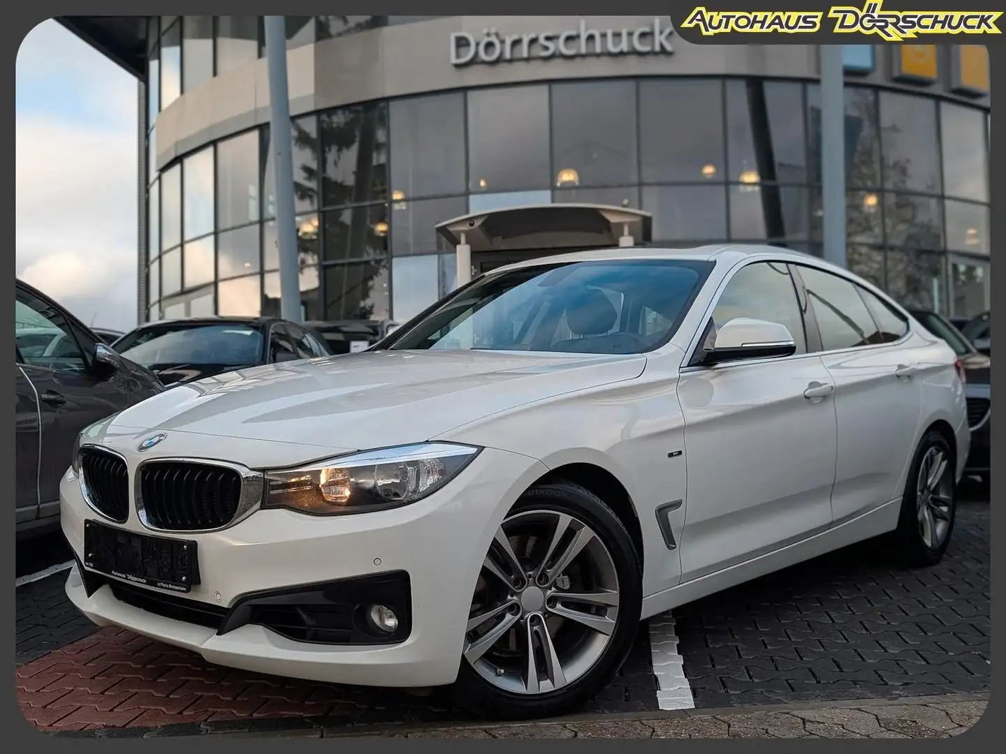 BMW 325 325d GT Sport Line *PANO*AHK*NAVI*SHZ*LEDER* Weiß - 1