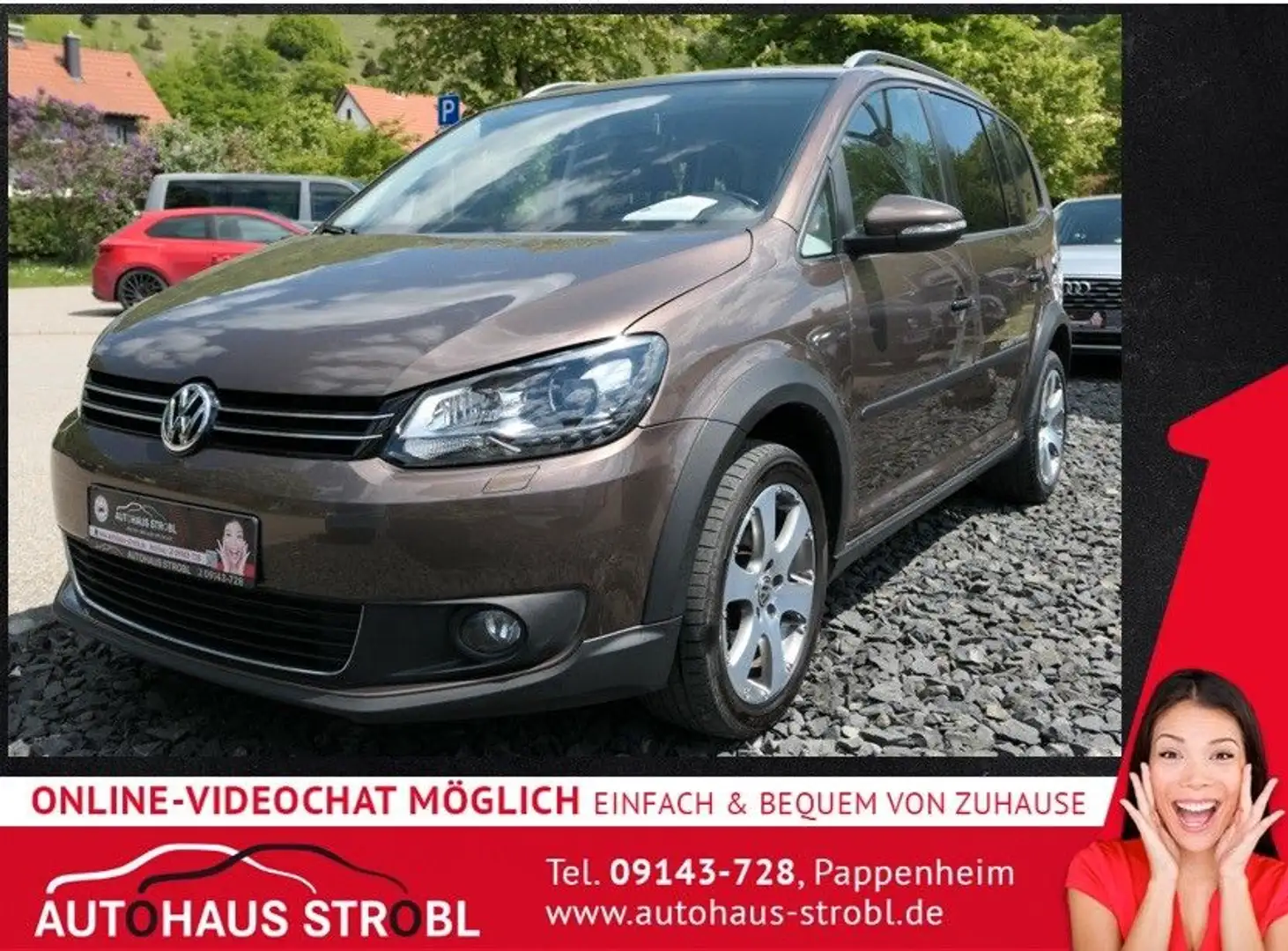 Volkswagen Touran Cross 2.0 TDI/ NAVI/ XENON/ AHK Brun - 1