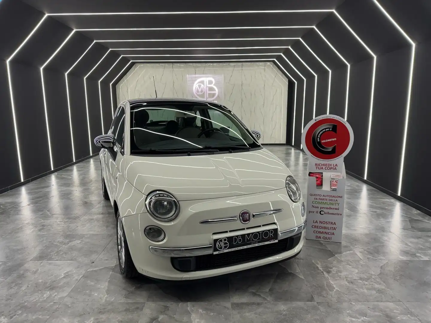 Fiat 500 500 III 1.2 Lounge 69cv Bianco - 2