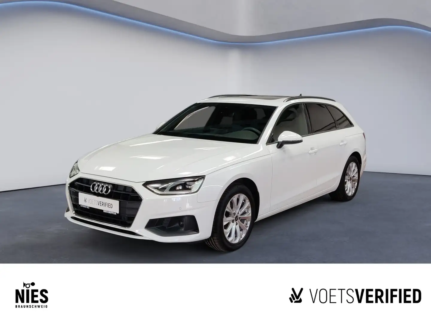 Audi A4 Avant 35 TDI Tiptronic PANO+SHZ+NAVI Blanc - 1