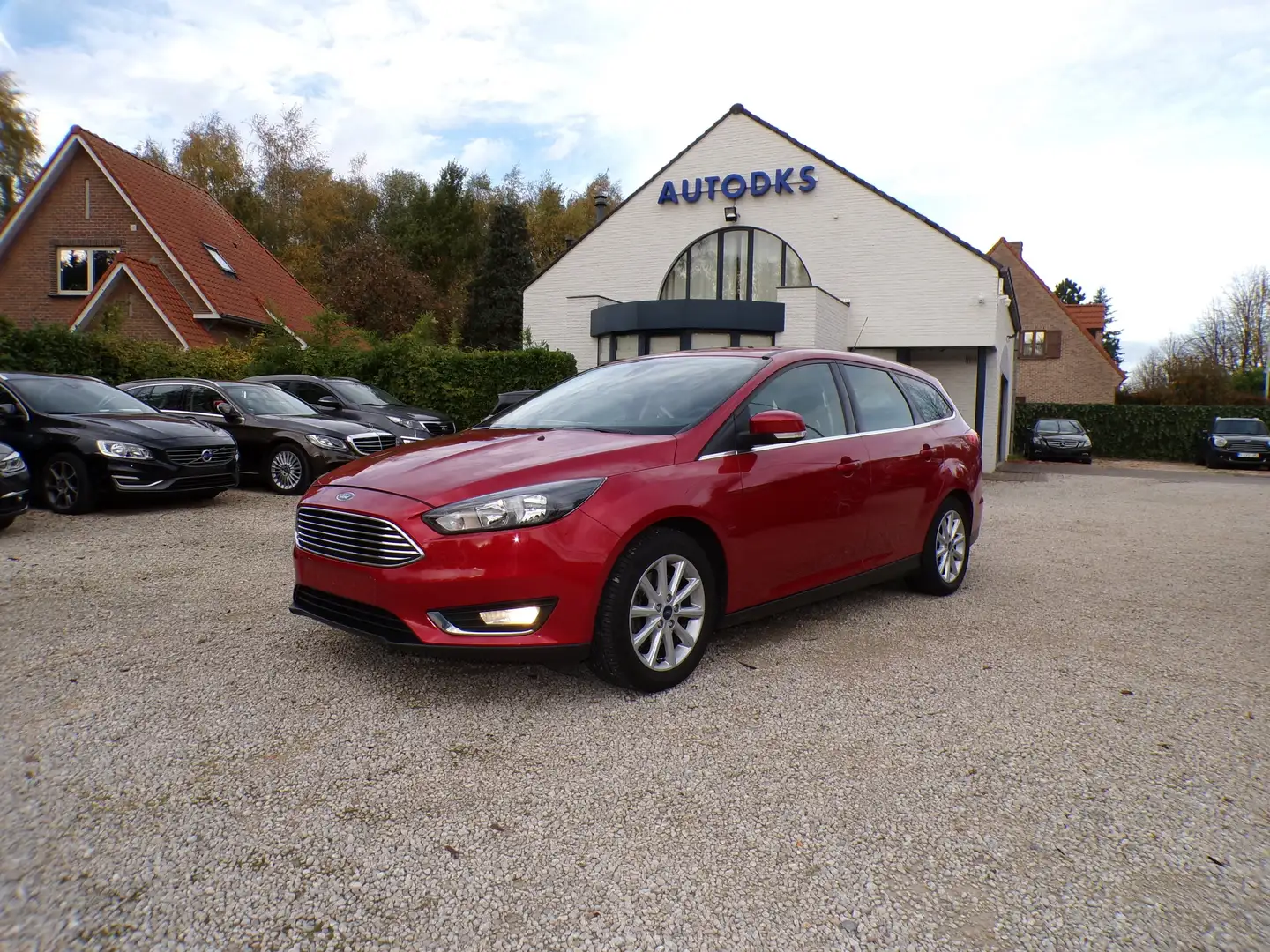 Ford Focus 1.5 Benzine 150pk van de eerste eigenaar!!!! Rood - 1