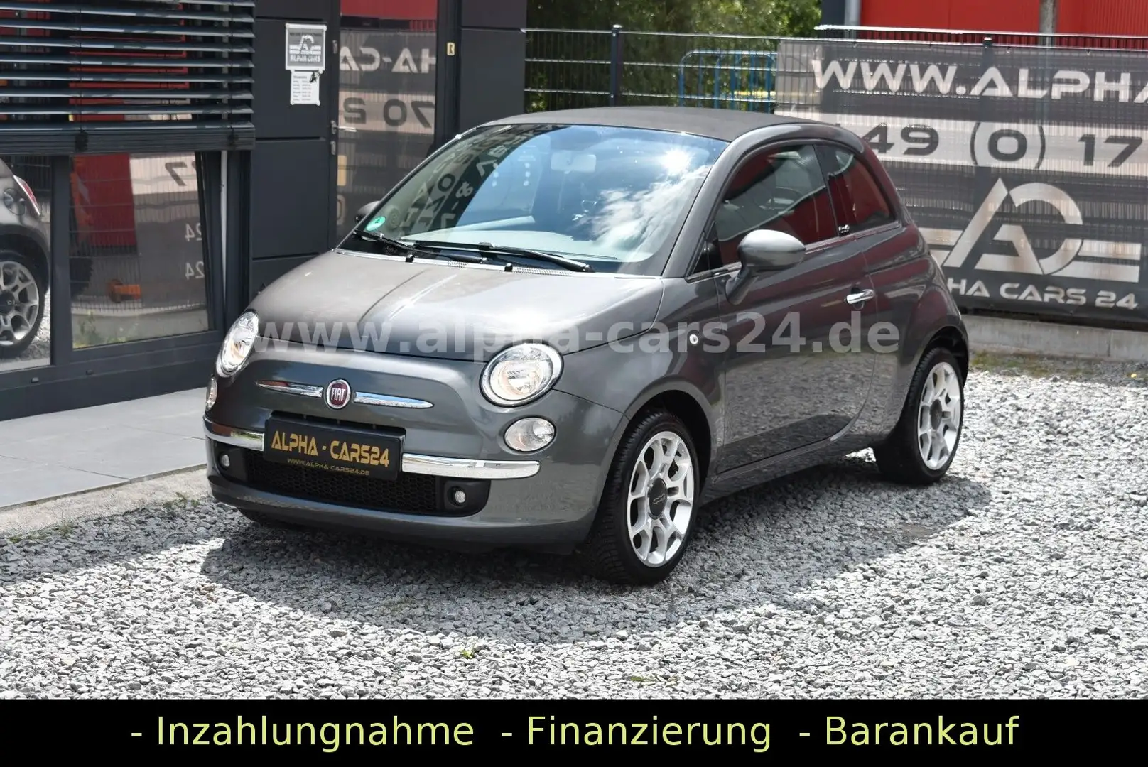 Fiat 500 Cabriolet Klima Grau - 1