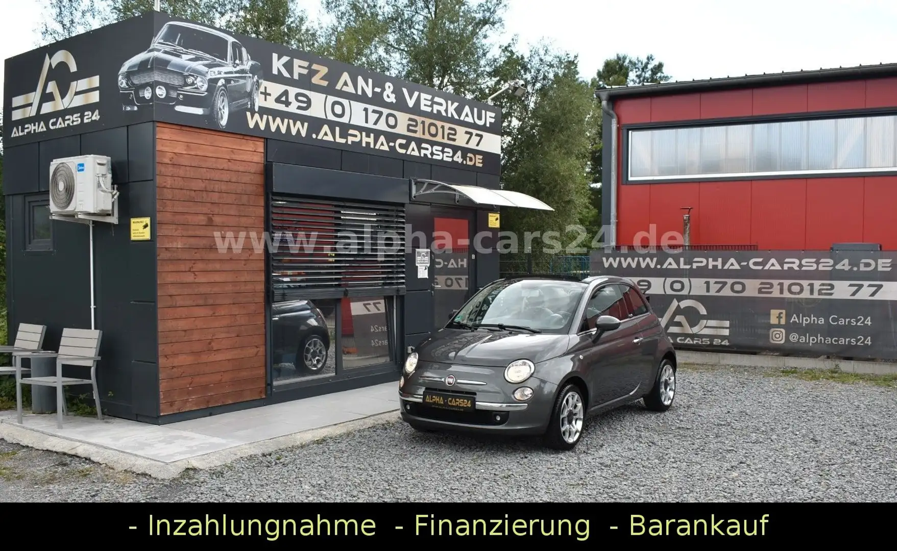 Fiat 500 Cabriolet Klima Grau - 2