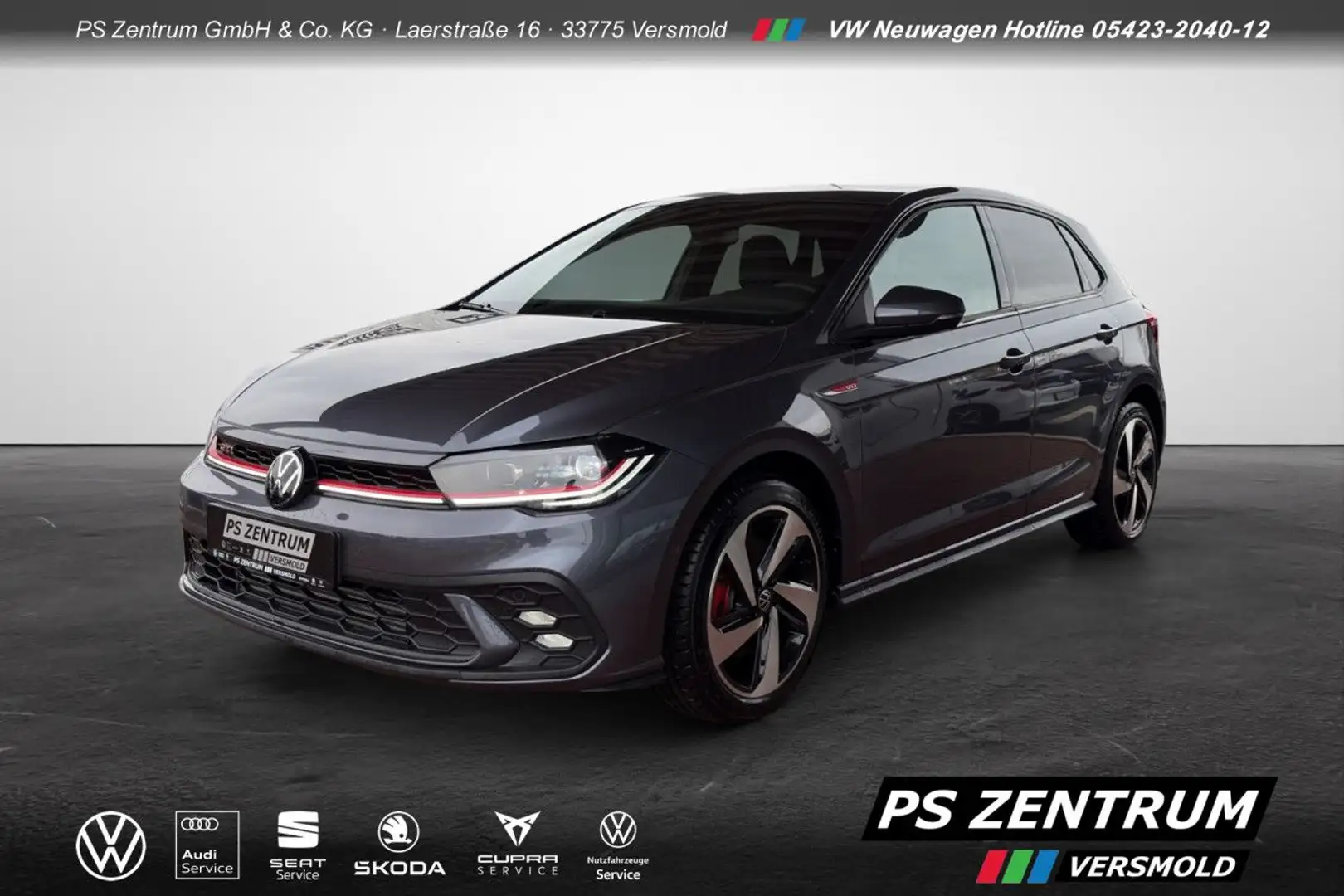 Volkswagen Polo GTI 2.0 TSI Matrix ACC RFK LED Klima Grijs - 1