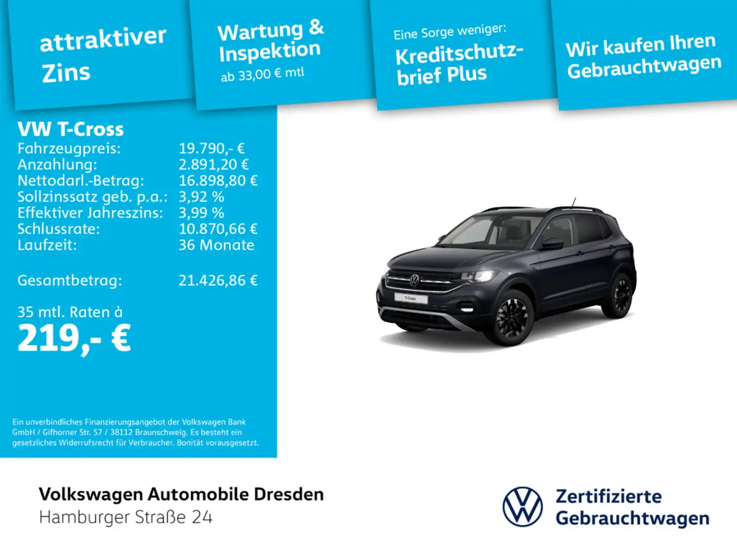 Volkswagen T-Cross Life 1.0 TSI NAV APP PDC LANE LIGHTASSIS Gold - 1