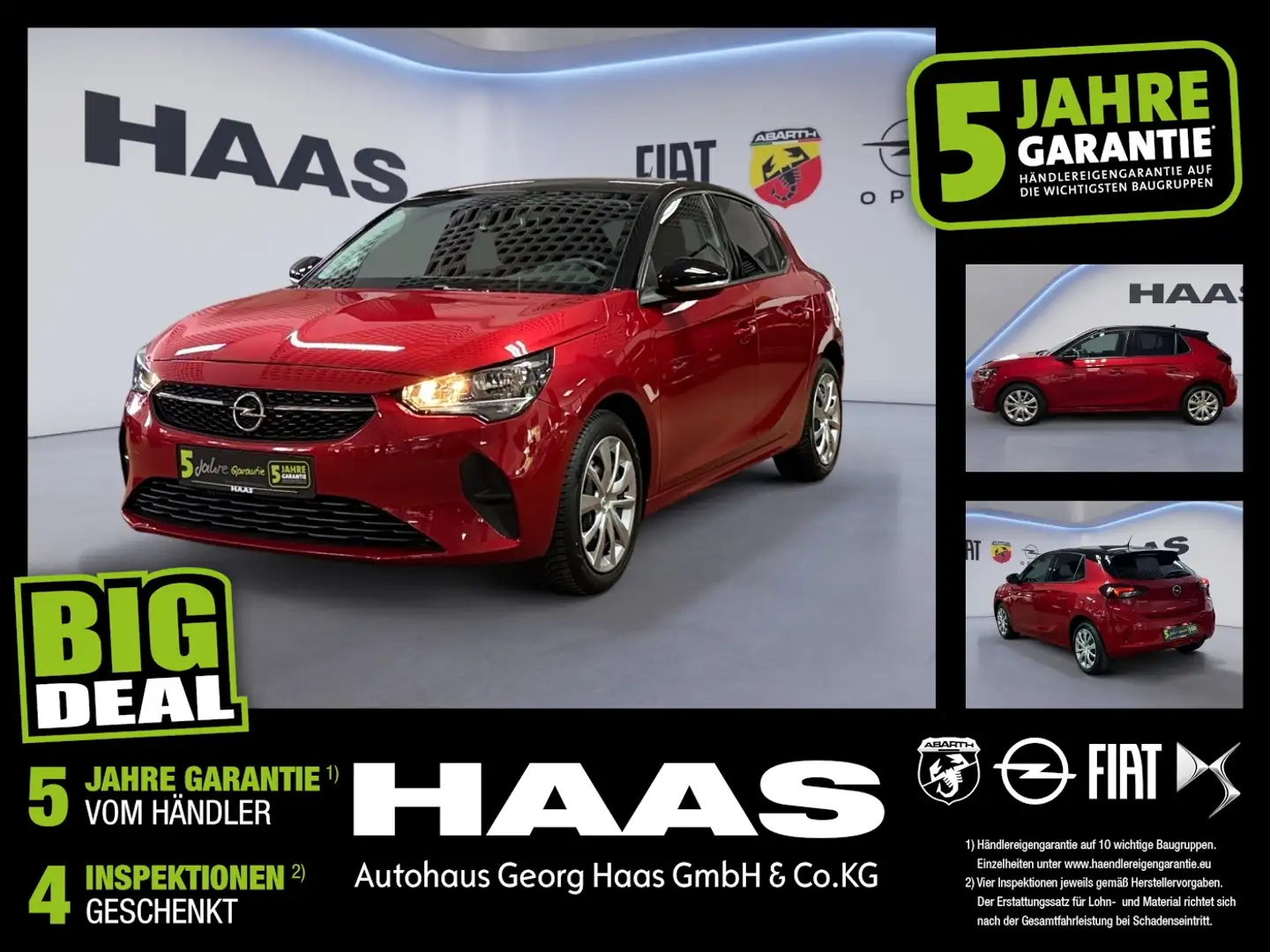 Opel Corsa F 1.2 Klimaanlage Bluetooth Touchscreen Rosso - 1