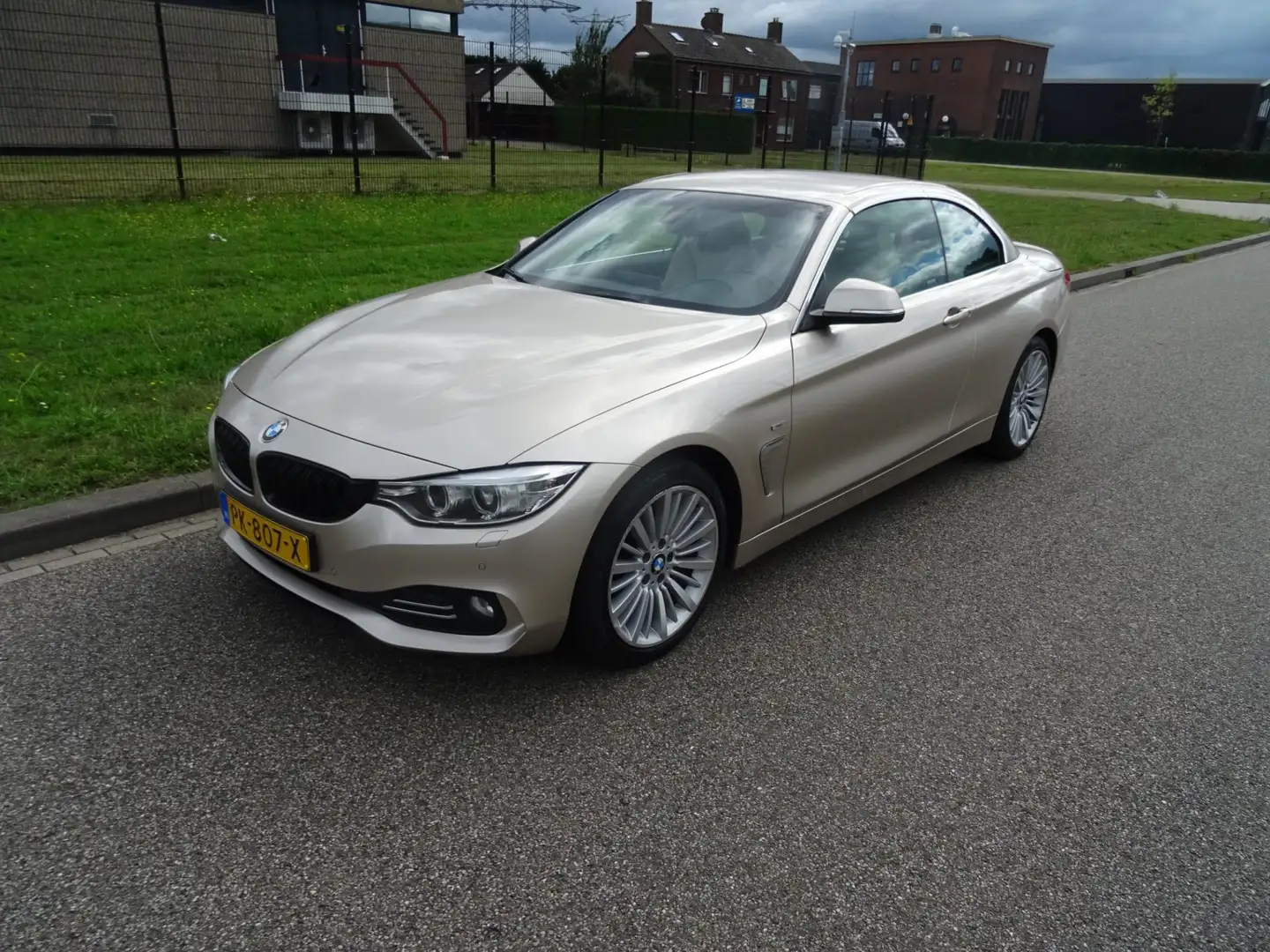 BMW 420 4-serie Cabrio 420d High Executive Grijs - 1