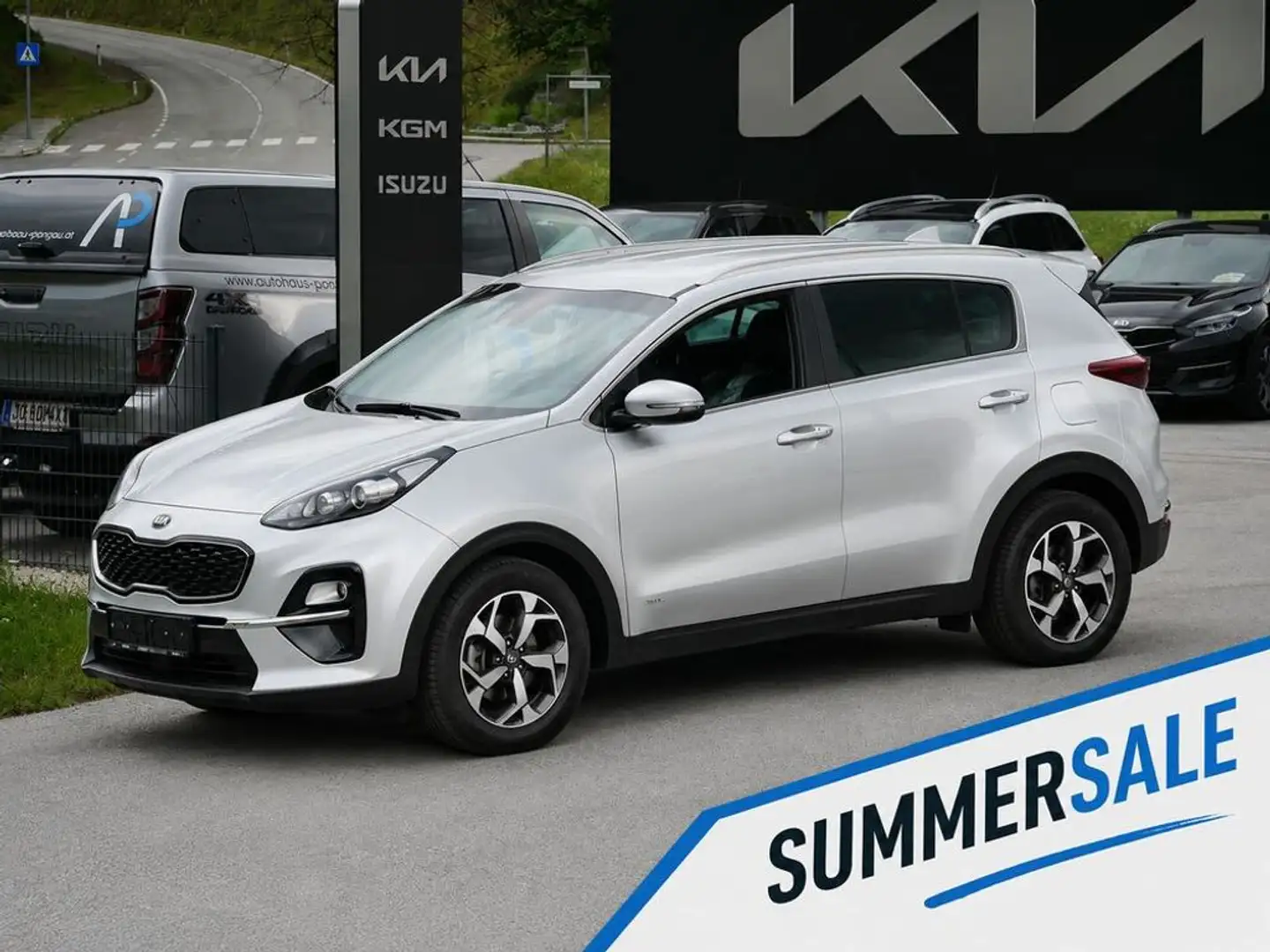 Kia Sportage 1,6 CRDI SCR MHD AWD Gold DCT Aut. Silber - 1