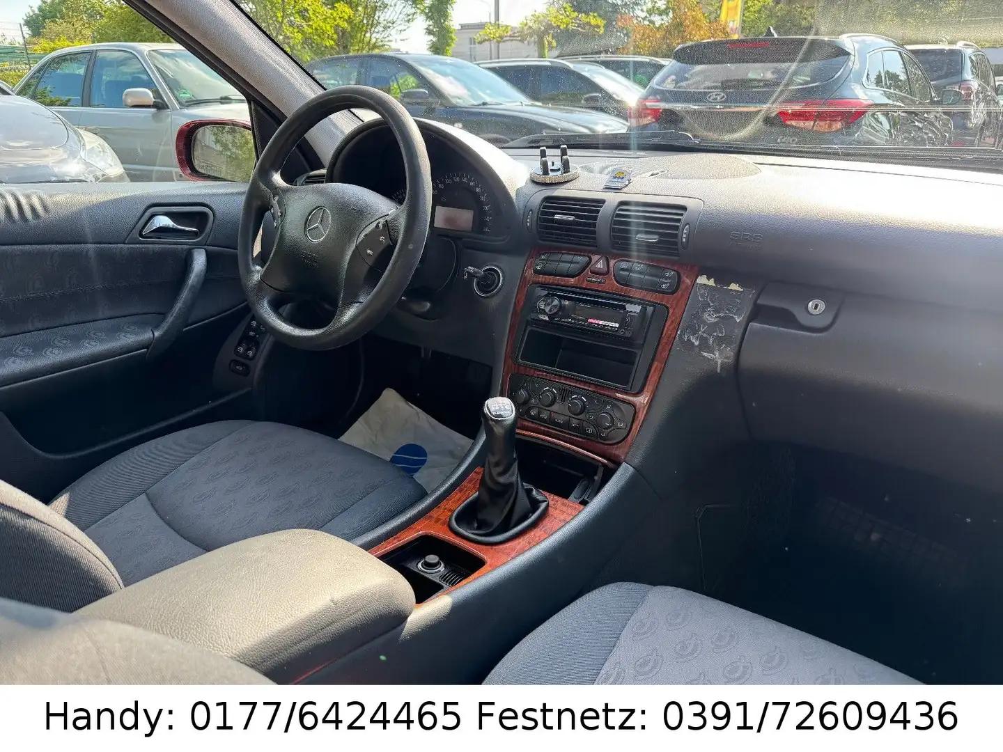 Mercedes-Benz C 180 Kompressor ELEGANCE/KLIMA/4xel.FH/SHZ/ Rot - 2