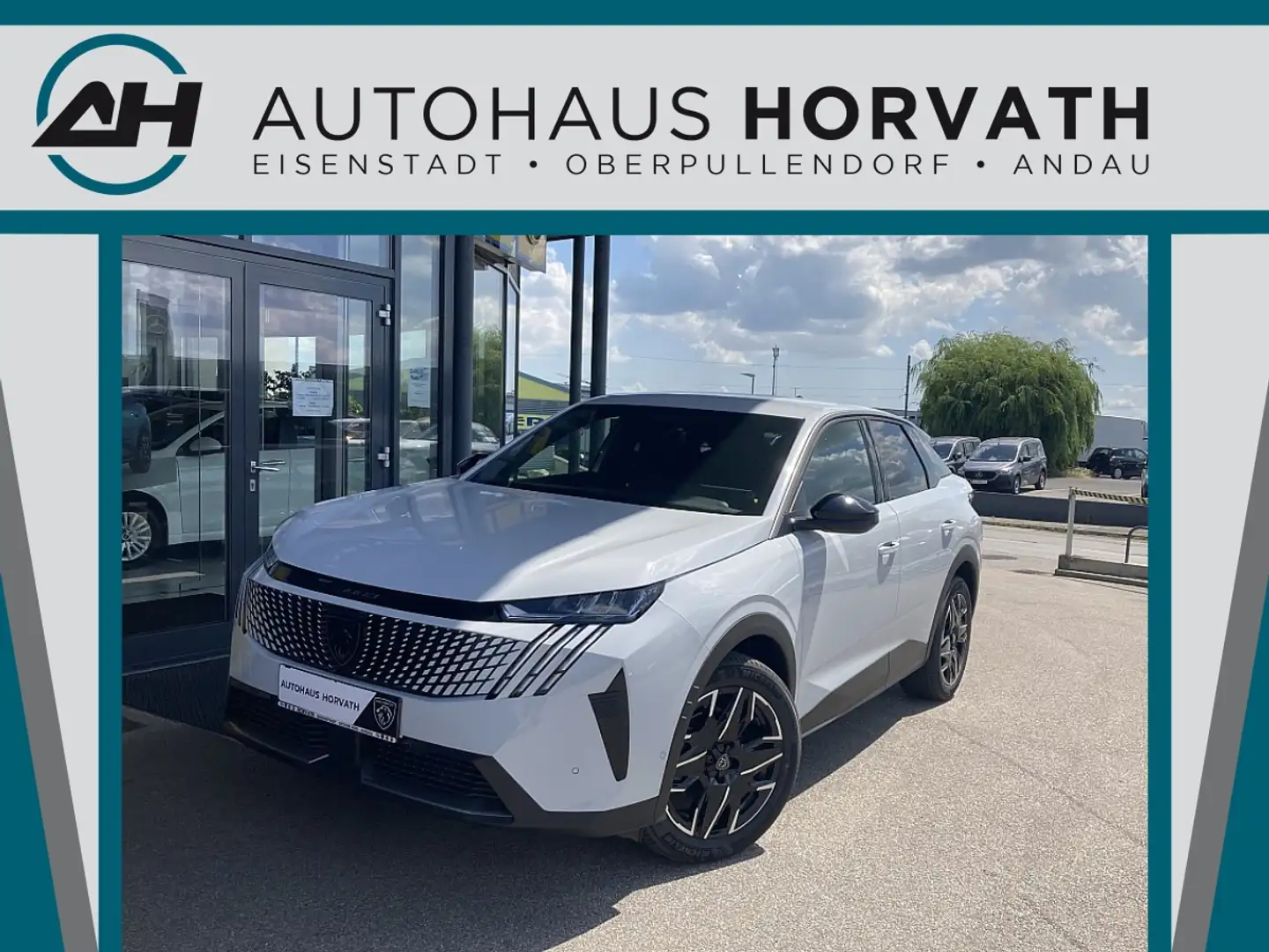 Peugeot 3008 Hybrid 145 E-DCS6 Allure Aut. Weiß - 1