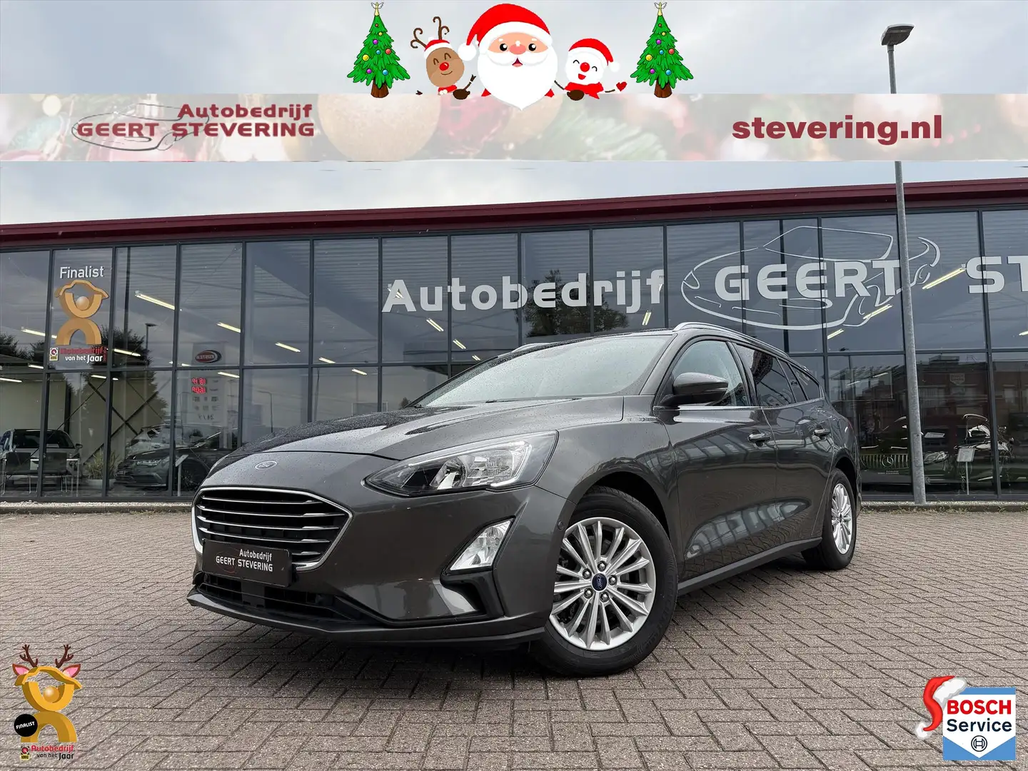 Ford Focus Wagon 1.0 EcoBoost 125PK Titanium / Led-verl / Ada Grau - 1