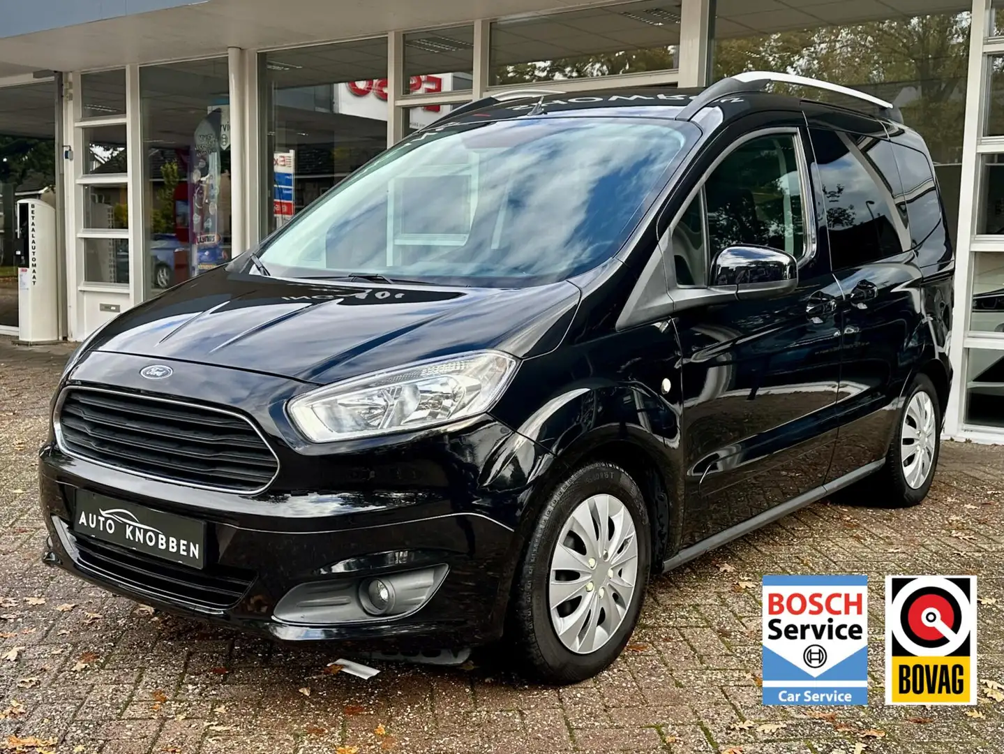Ford Tourneo Courier 1.0 Titanium Climat, Cruise, Trekhaak, LM.. Noir - 1