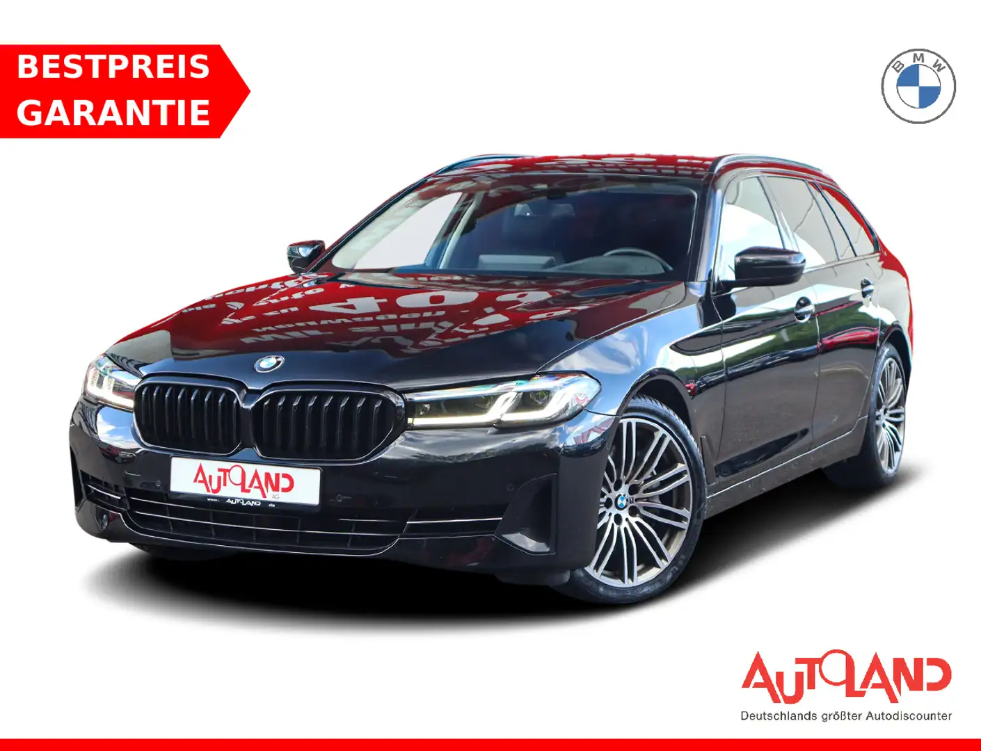 BMW 530 530d Touring xDrive Laser HUD el.HK Kamera AHK Schwarz - 1