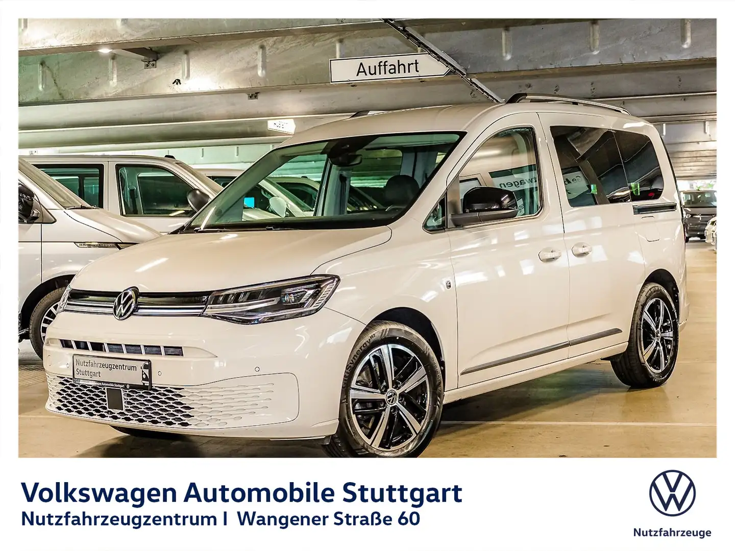 Volkswagen Caddy Style DSG 2.0 TDI Euro 6d ISC FCM LED AHK Weiß - 2
