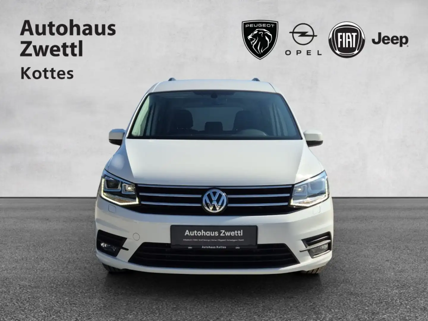 Volkswagen Caddy Comfortline Kombi 2,0 TDI DSG *XENON*SHZ*NAVI*PDC* Weiß - 2