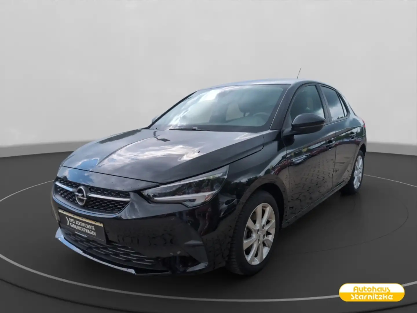 Opel Corsa ELEGANCE 1.2 DI Turbo 74 kW +LED+KLIMA+NAVI+PDC+SH Negro - 1