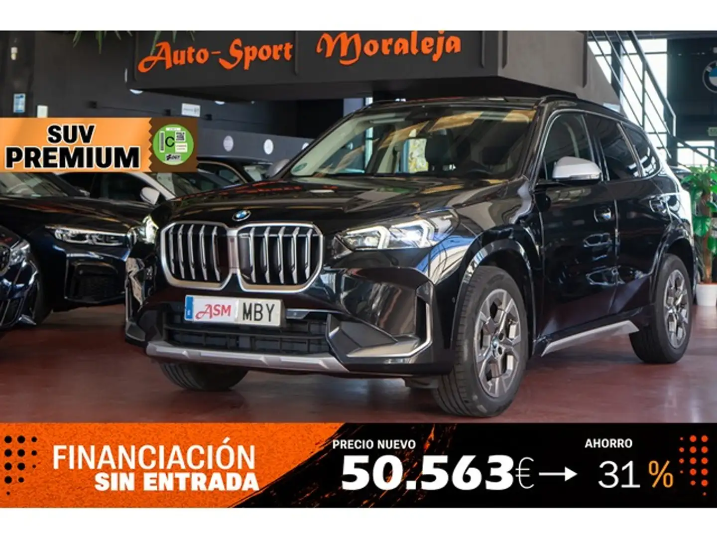 BMW X1 sDrive 18dA Noir - 1