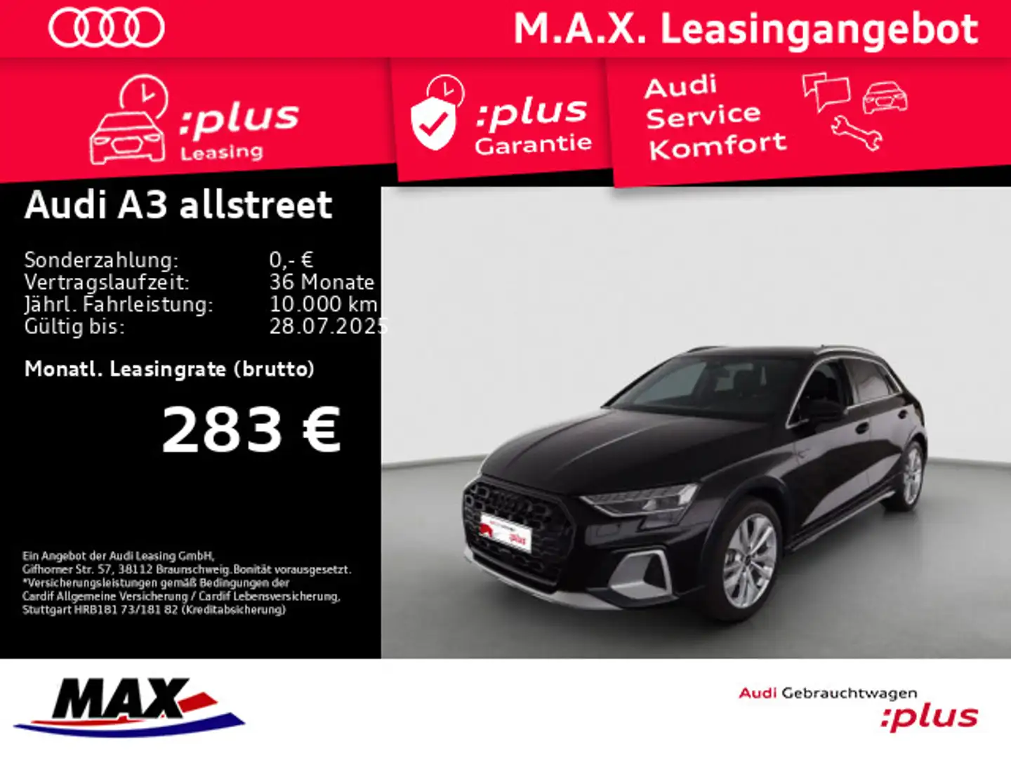 Audi A3 35 TFSI S TRONIC MATRIX+AHK+KAMERA+ Schwarz - 1