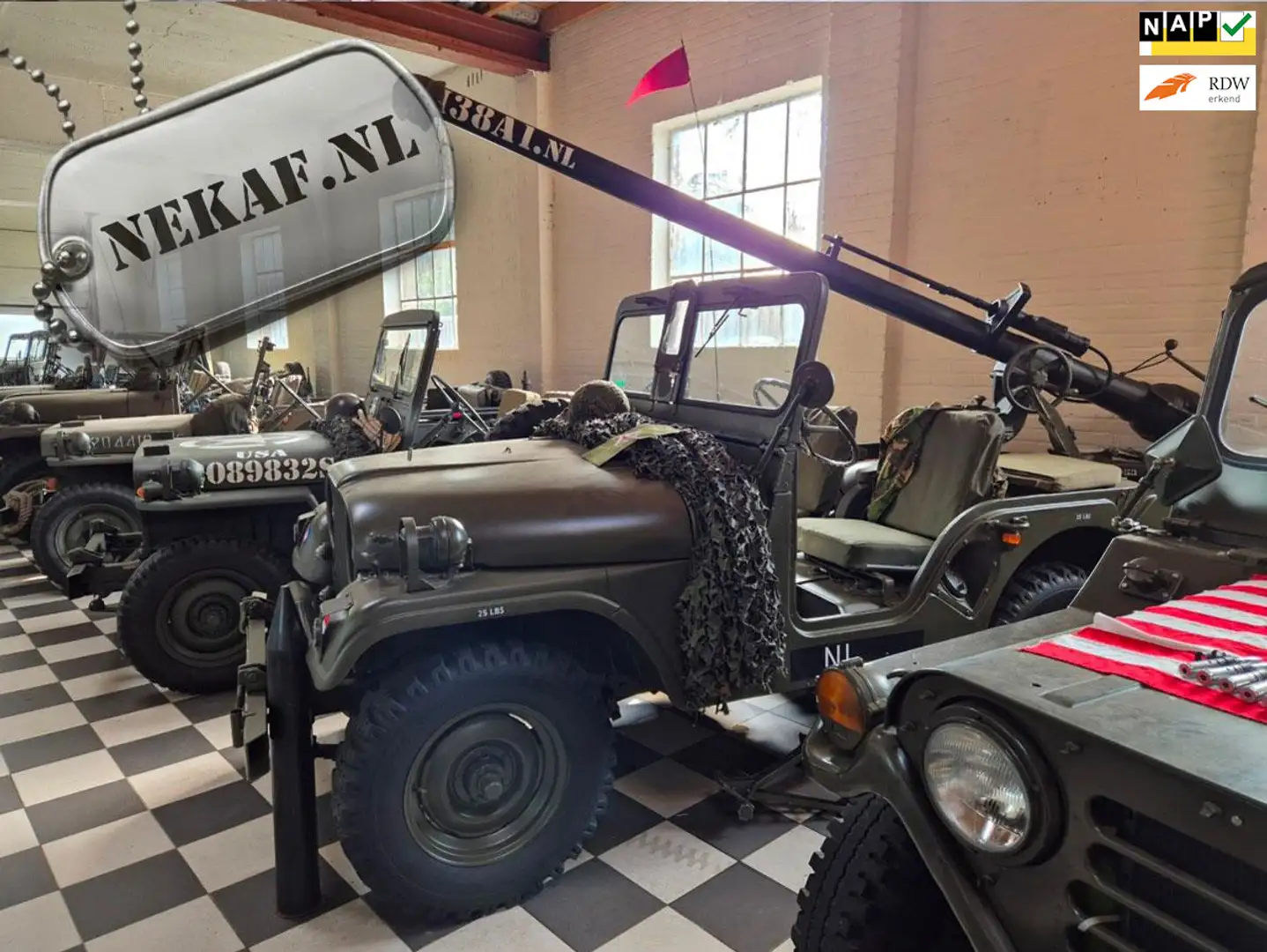 Jeep Willys Nekaf M38a1 TLV Compleet Zöld - 1
