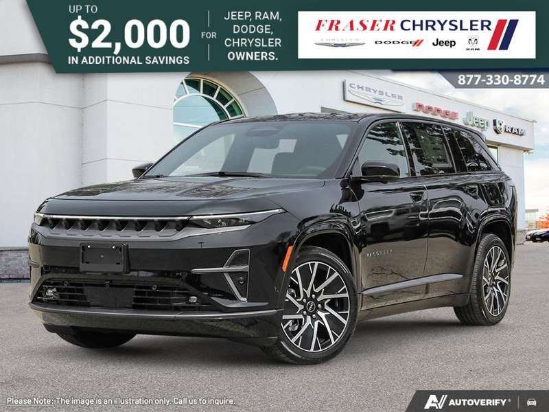 Black 2025 Jeep Wagoneer S SUV / Crossover Four-Wheel Drive 1-Speed Automatic