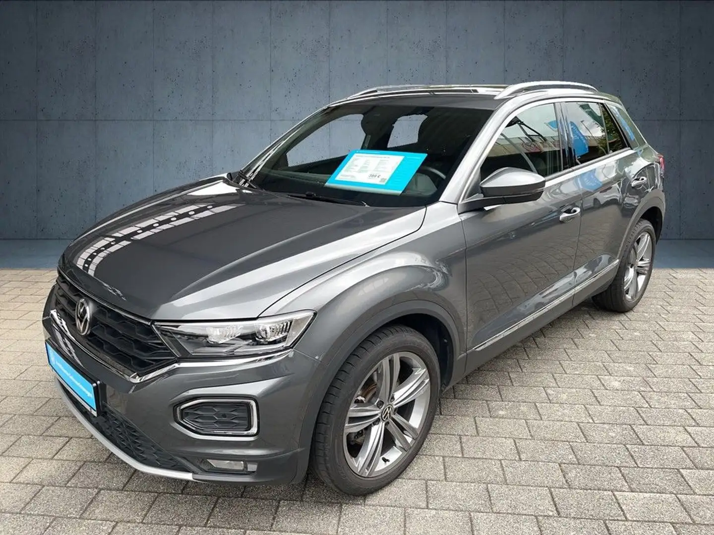 Volkswagen T-Roc 2.0 TDI DSG Sport Navi AHK LED Grau - 2