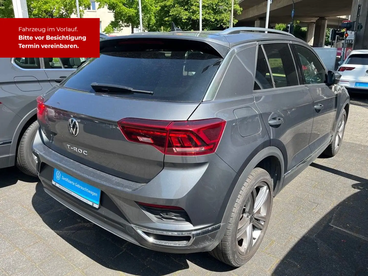 Volkswagen T-Roc 2.0 TDI DSG Sport Navi AHK LED Grau - 2