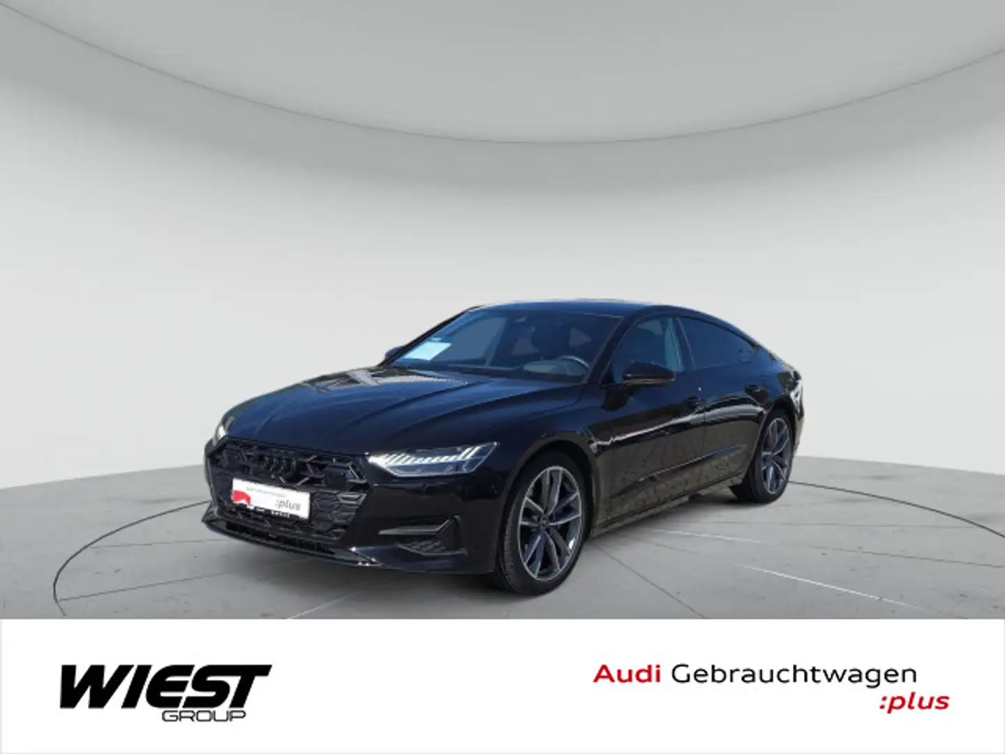 Audi A7 55 TFSI MATRIX/AHK/HUD/PANO/KAM/STA Schwarz - 1