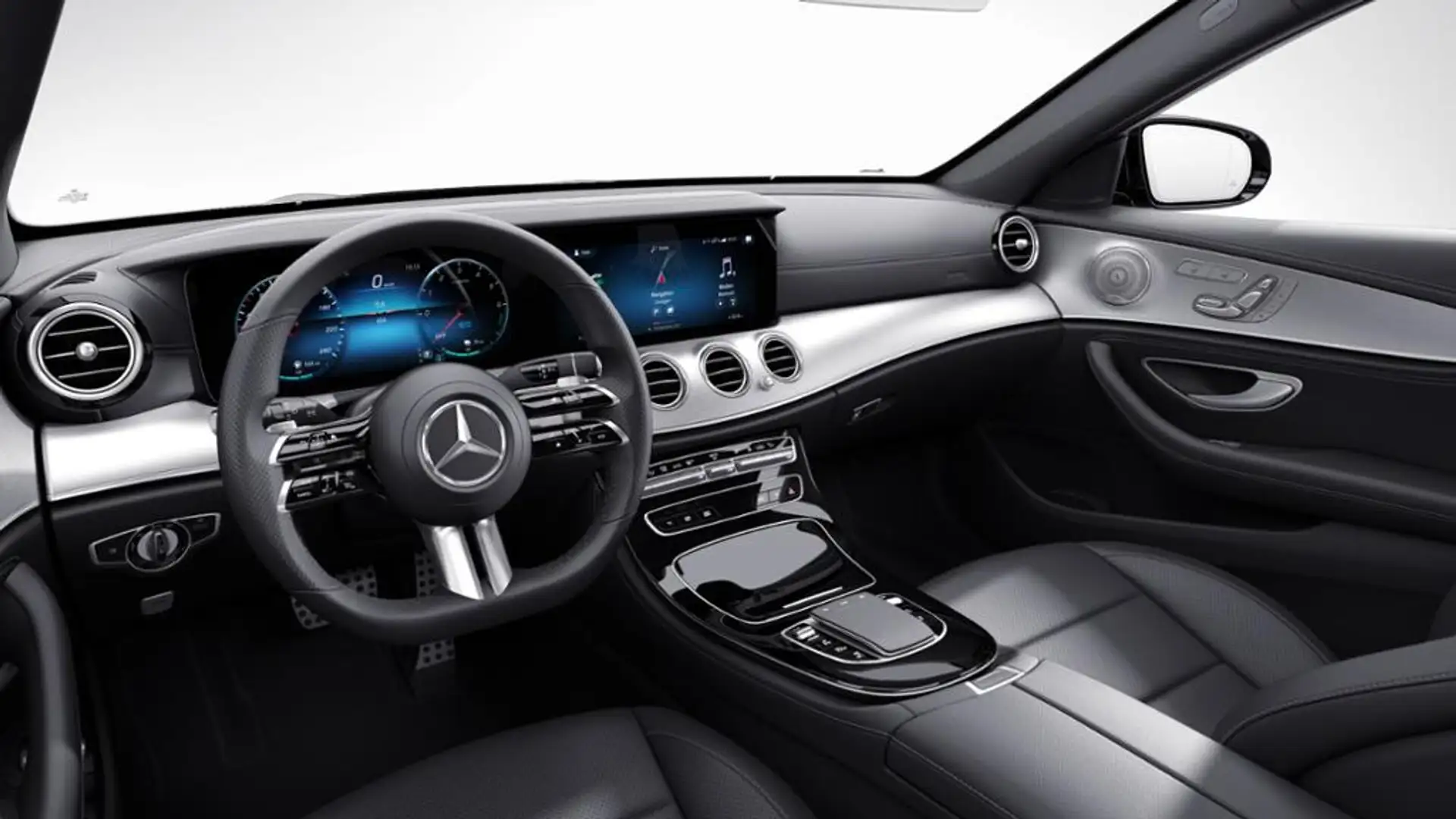 Mercedes-Benz E 300 de 4M T AMG/LED/AHK/Fahrass+/Memory/Sitzbel Noir - 2