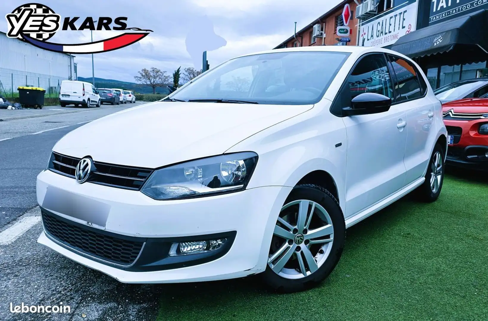 Volkswagen Polo 1.6 TDI 90ch FAP Match 5p Blanc - 1