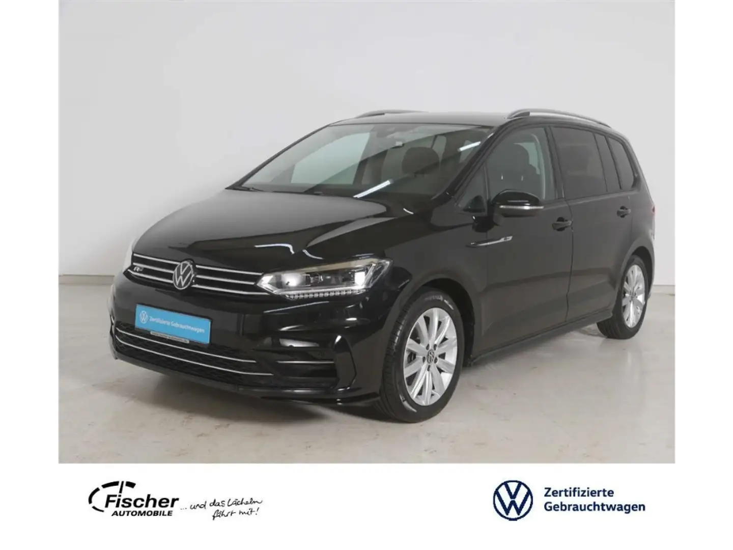Volkswagen Touran 1.5 TSI R-Line DSG NAV/LED/RFK/ACC/PDC/SH Schwarz - 1