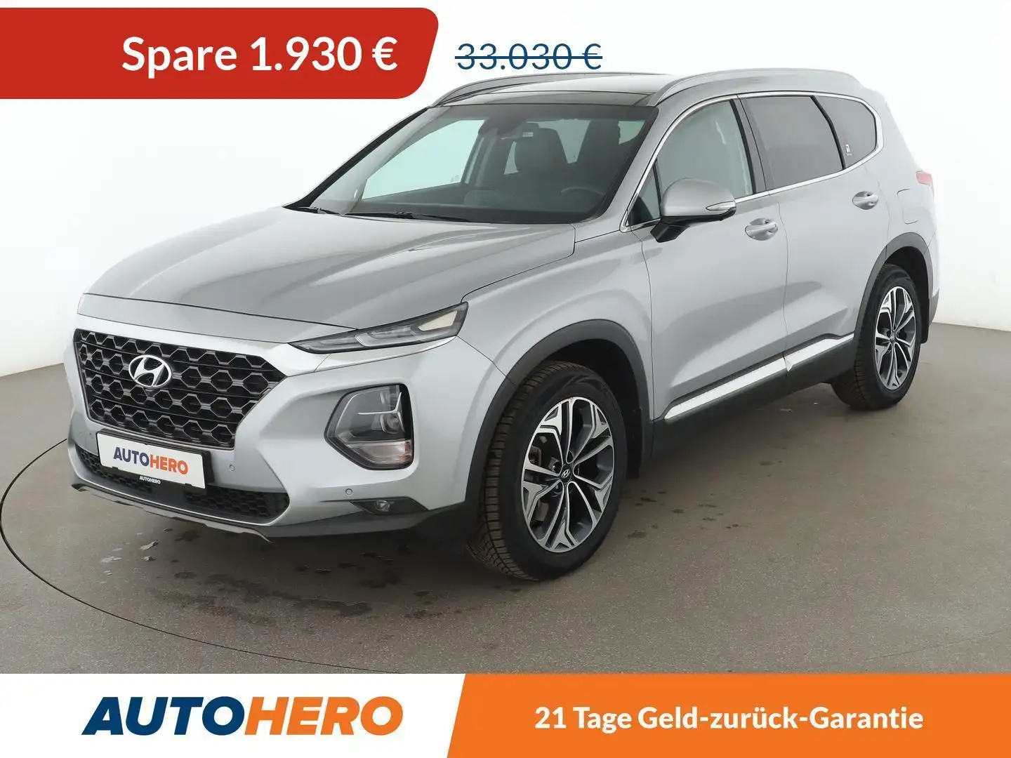 Hyundai SANTA FE 2.2 CRDi Premium 4WD Aut*7-SITZER*NAVI*LED*ACC* Grau - 1