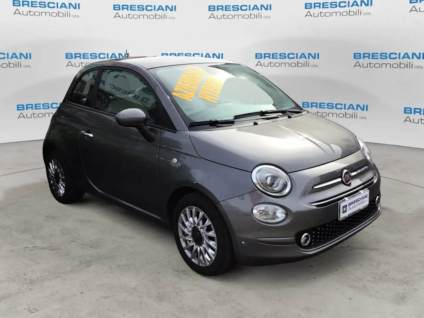 Fiat 500 1.0 Hybrid Lounge 70 CV Grigio - 2