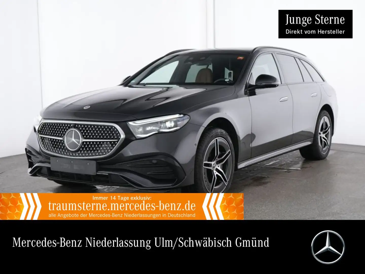 Mercedes-Benz E 300 de T 4M Hybrid AMG Fahrass Pano Burmester 9G Grau - 1
