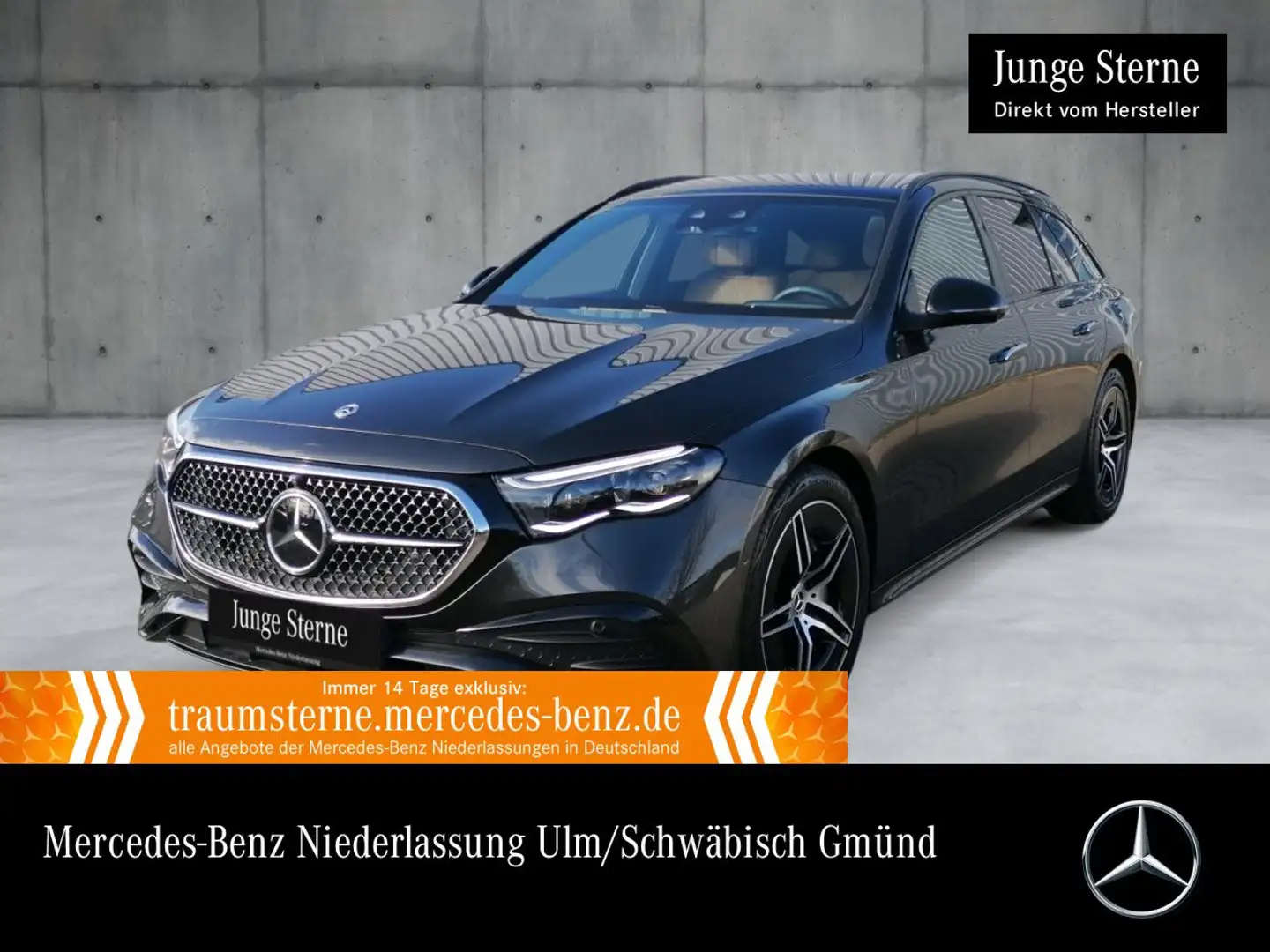 Mercedes-Benz E 300 de T 4M Hybrid AMG Fahrass Airmat Pano AHK Gris - 1