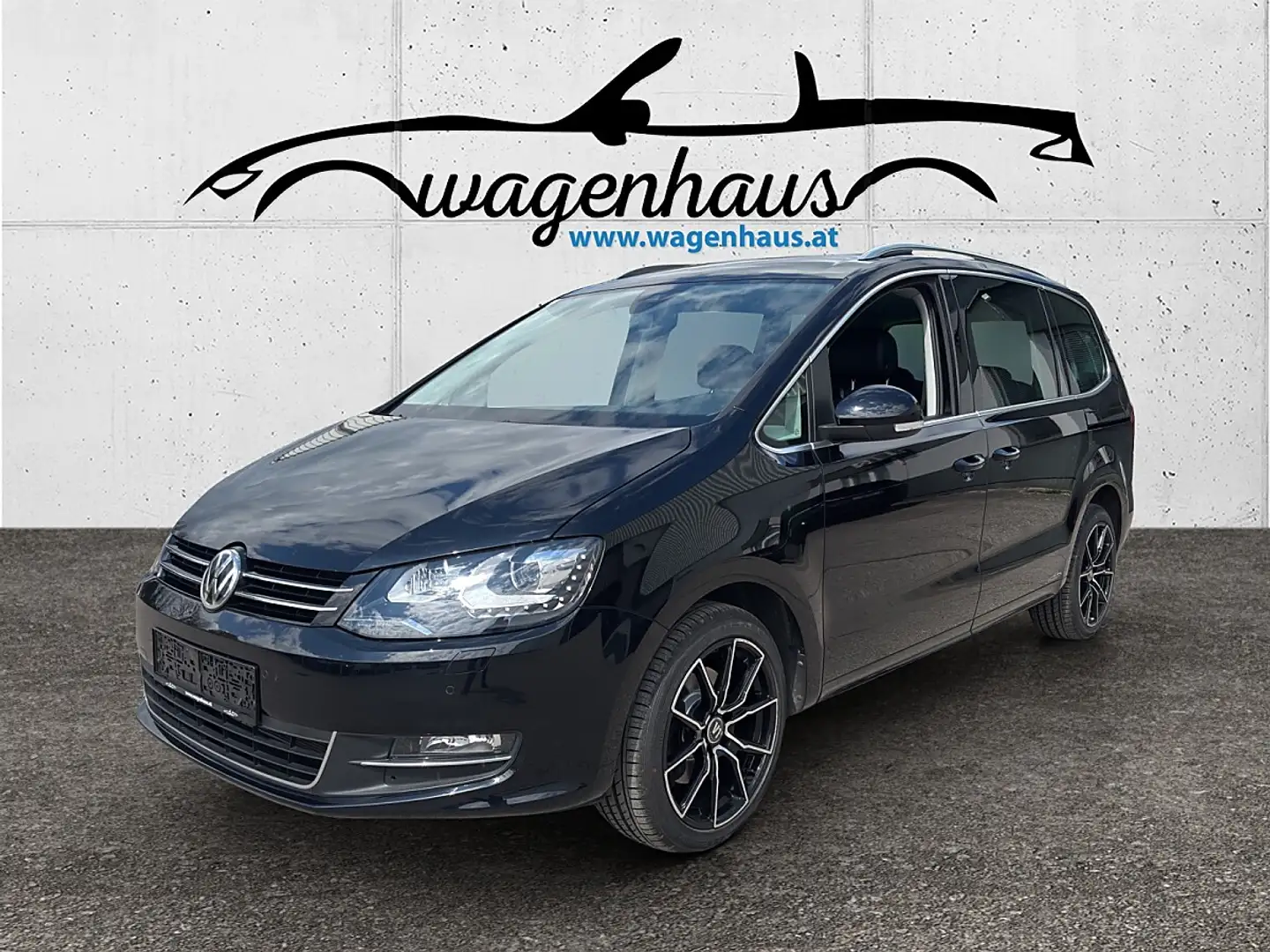 Volkswagen Sharan Business+ TSI, ACC, AHV, Keyless, Kamera Schwarz - 1