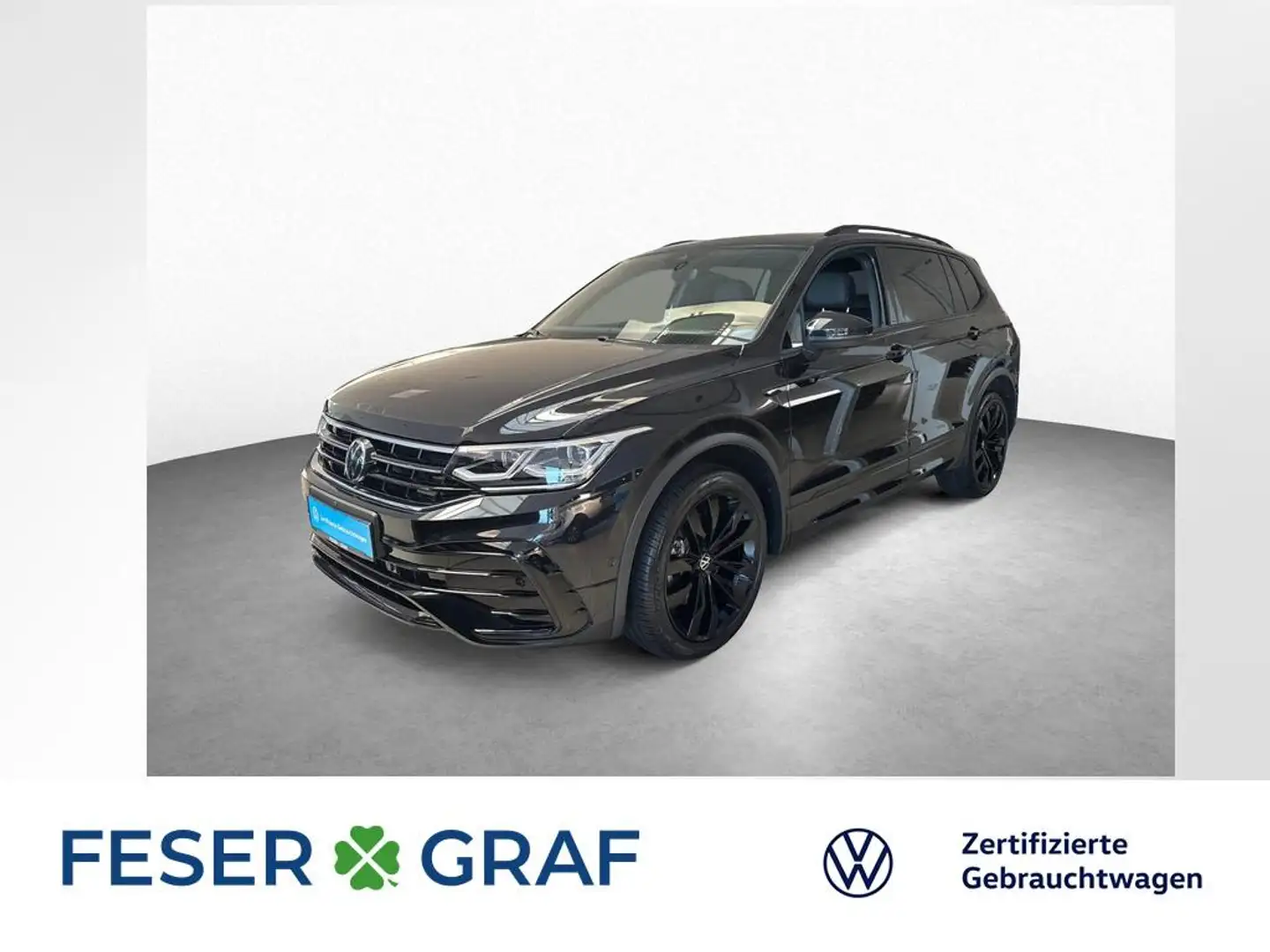 Volkswagen Tiguan Allspace 2.0 TDI DSG 4M R-LINE AHK ACC HK Schwarz - 1