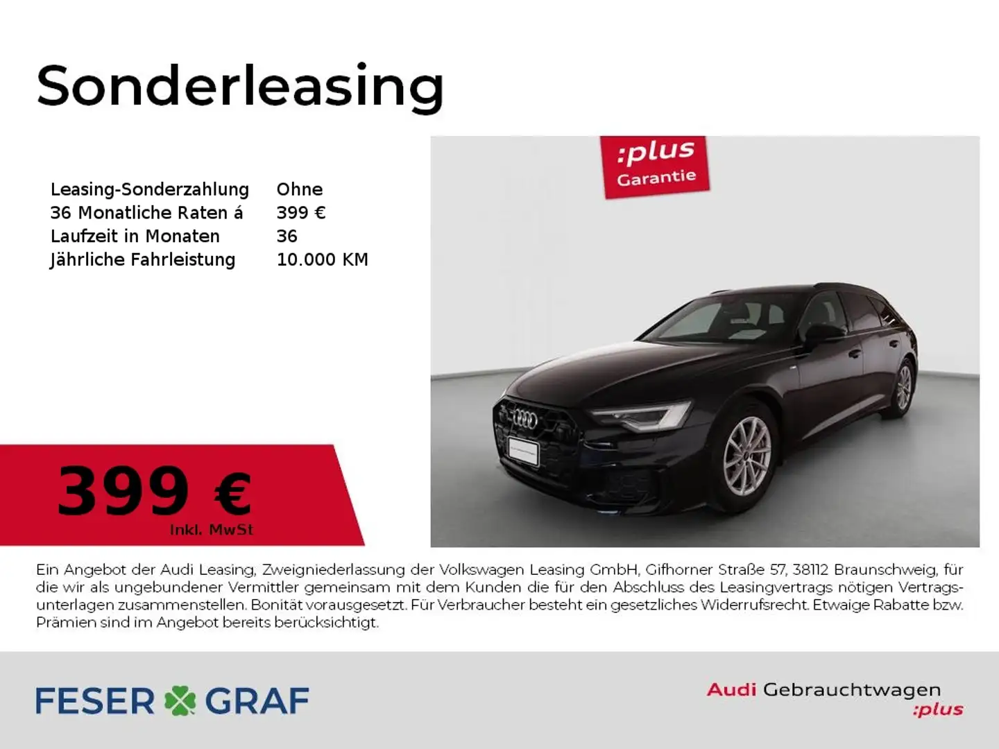 Audi A6 Avant 45 TFSI S line /Matrix/Pano/ACC//AHK/Kamera Schwarz - 1
